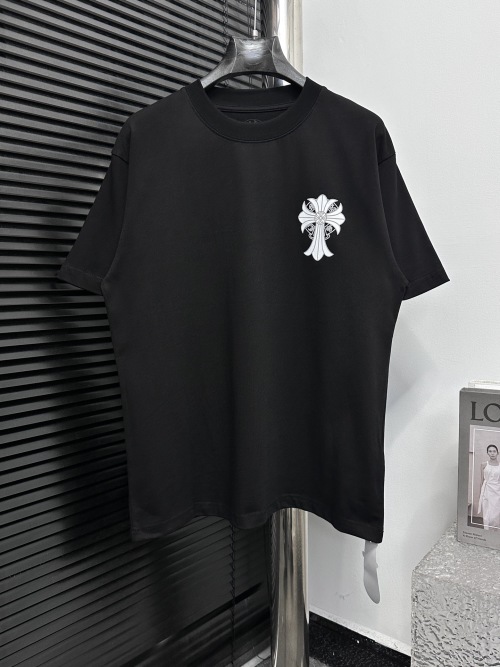 Chrome Hearts Camiseta de Manga Corta con Cruz para Hombre y Mujer 16 Chrome Hearts Camiseta de Manga Corta con Cruz para Hombre y Mujer