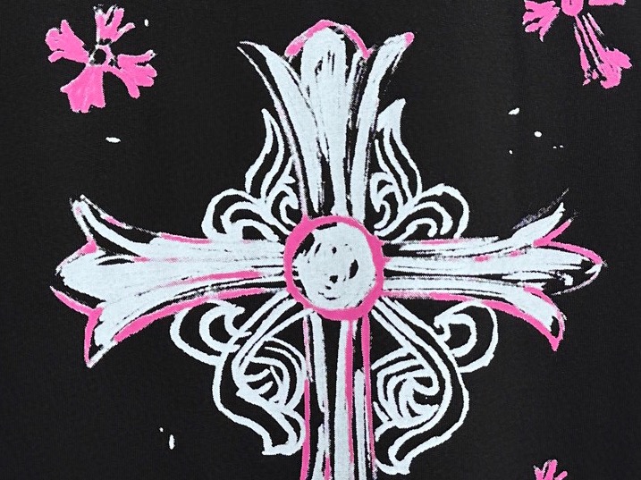 Chrome Hearts 25ss Camiseta de Manga Corta con Cuello Redondo 7 i1746289727933 8798 0 8