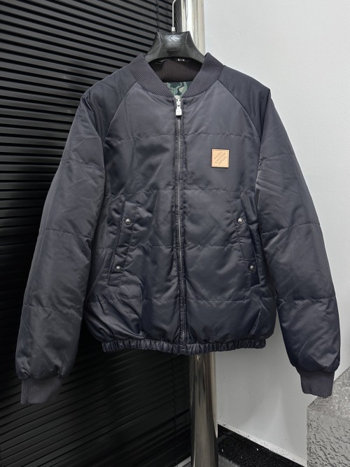 Louis Vuitton Reversible Camo Padded Cotton Jacket - Warmth & Style 1 Louis Vuitton Reversible Camo Padded Cotton Jacket – Warmth & Style