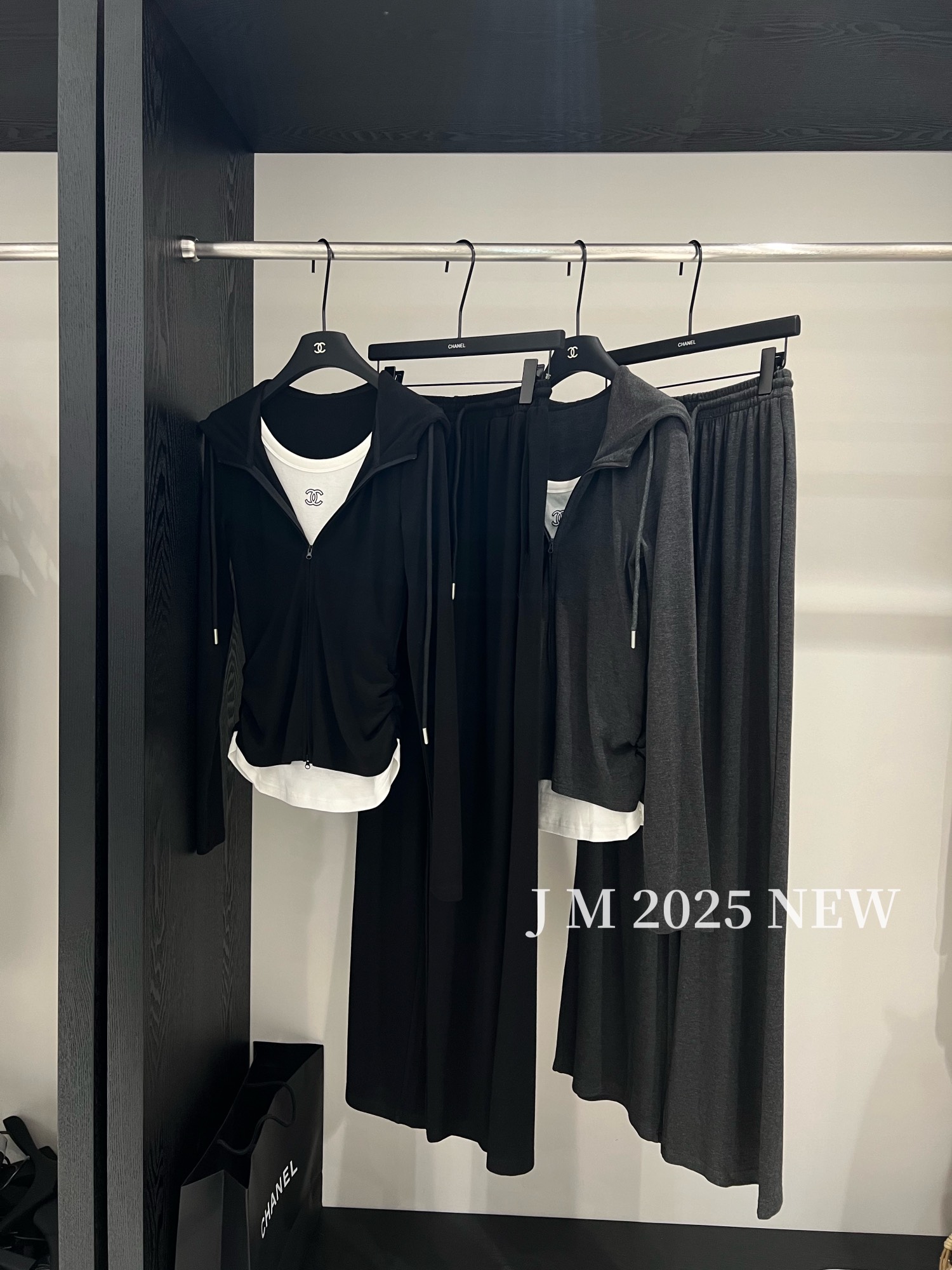 Chanel Women's Hoodie and Pants Set - Comfortable and Slim Fit