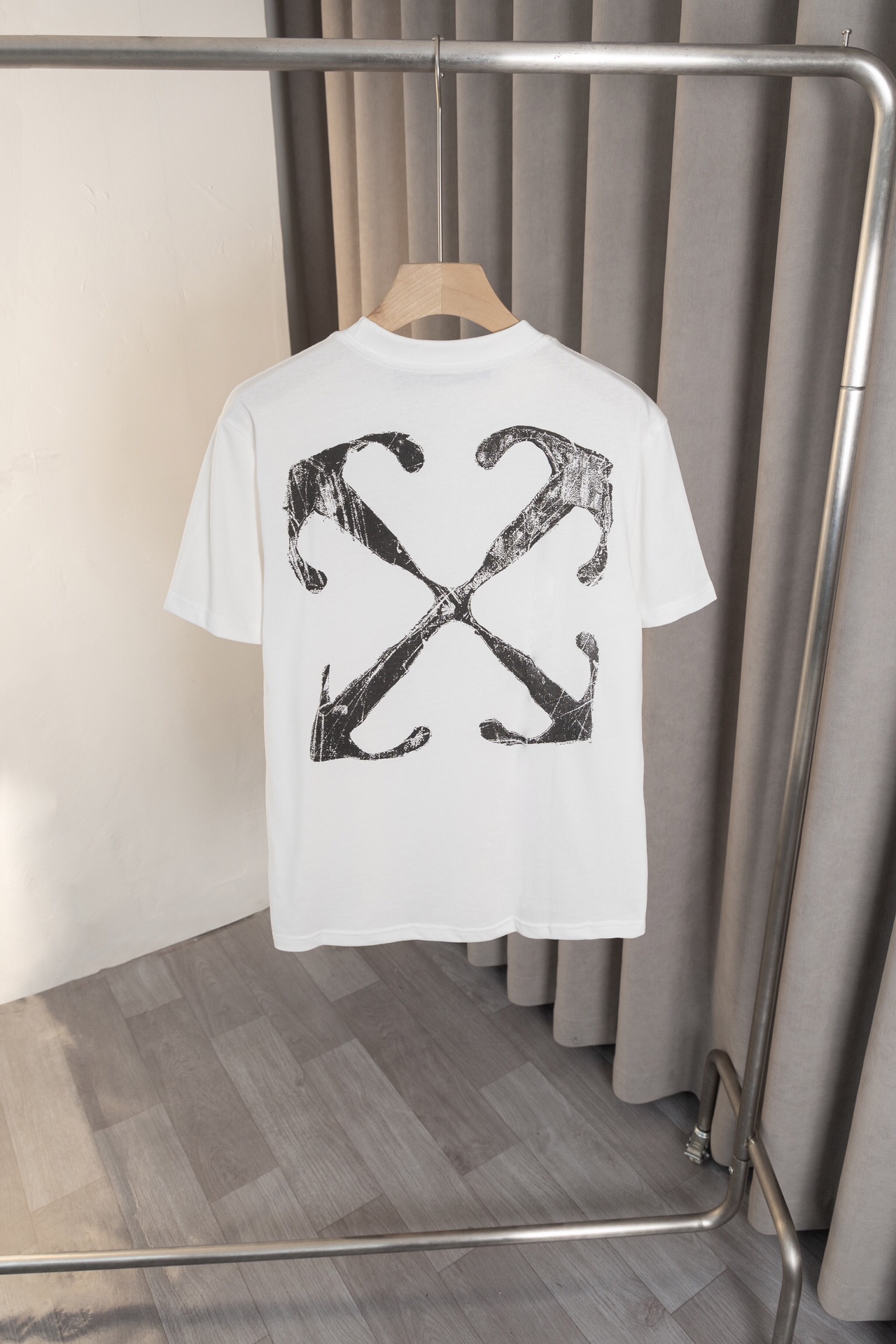 New Off White 25s T-Shirts: High-Quality Fabric, Logo Printing, Various Sizes & Colors - 图片 3
