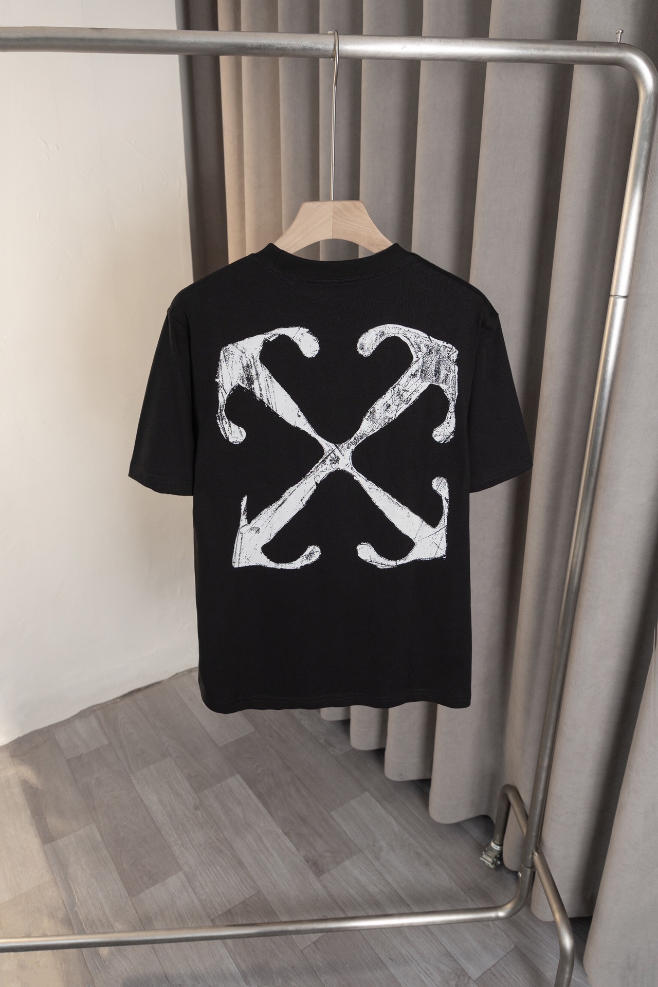 New Off White 25s T-Shirts: High-Quality Fabric, Logo Printing, Various Sizes & Colors - 图片 8