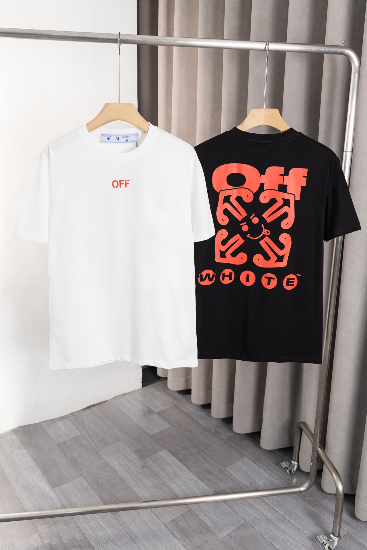 Camiseta nueva de Off White 25ss X011, confeccionada con tela de doble hilo de alta calidad de 260 gramos, tela suave, …