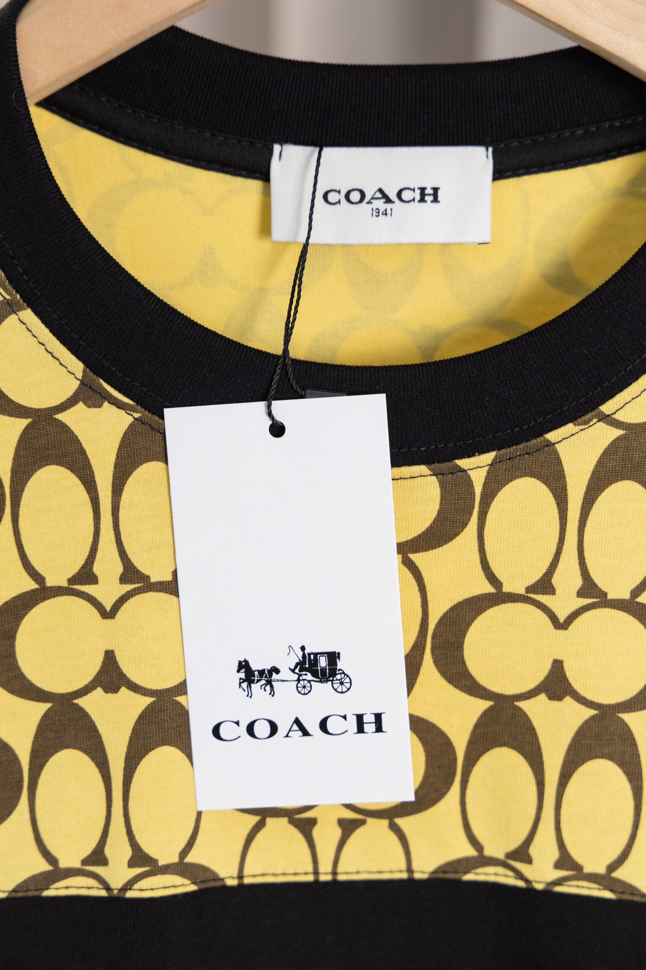 Customized Coach T-Shirt with Classic Design and Soft Fabric in Various Colors and Sizes - 图片 5