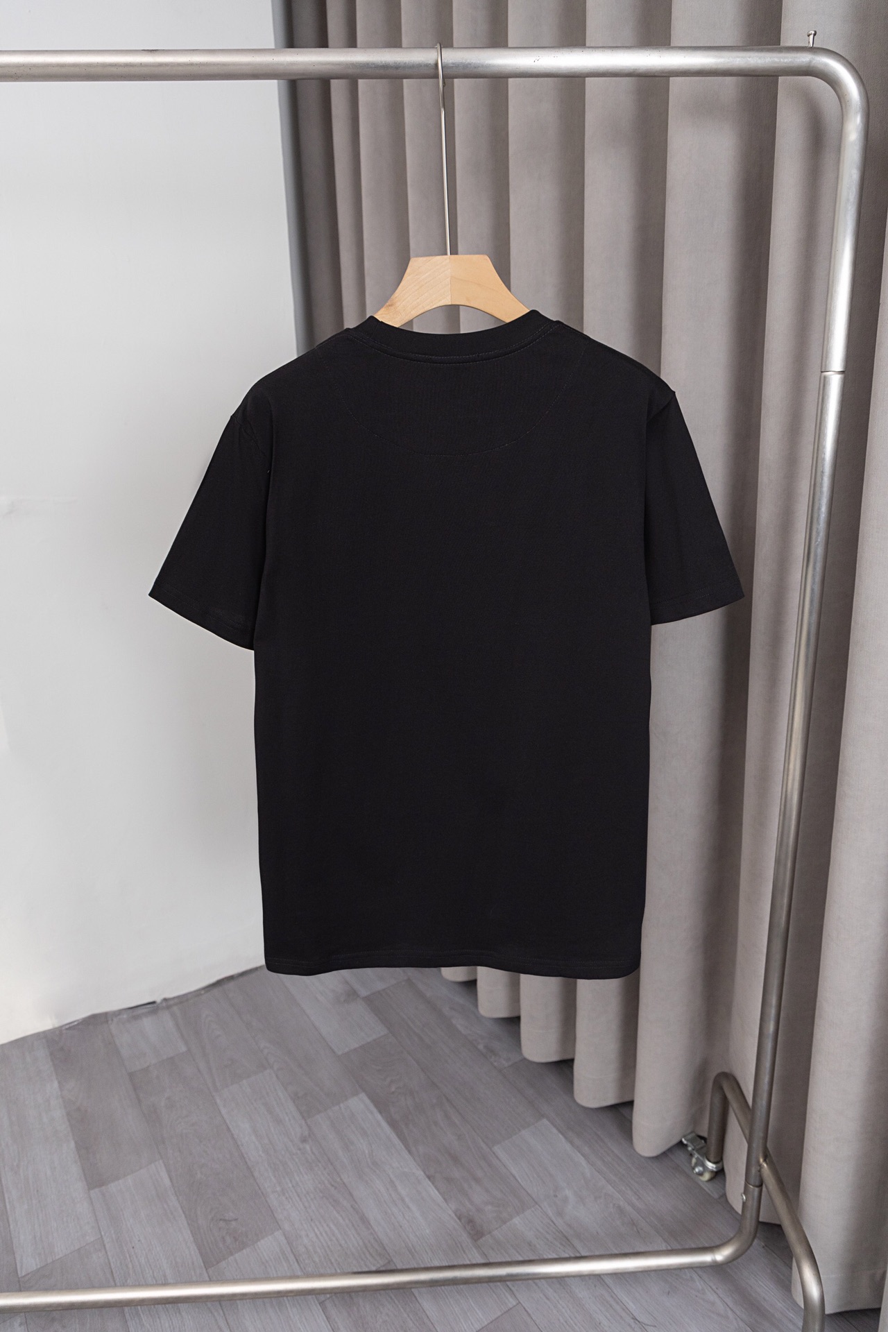 Customized Coach T-Shirts with Pocket Design in Black – Sizes M-4XL, 260g Soft Fabric - 图片 2