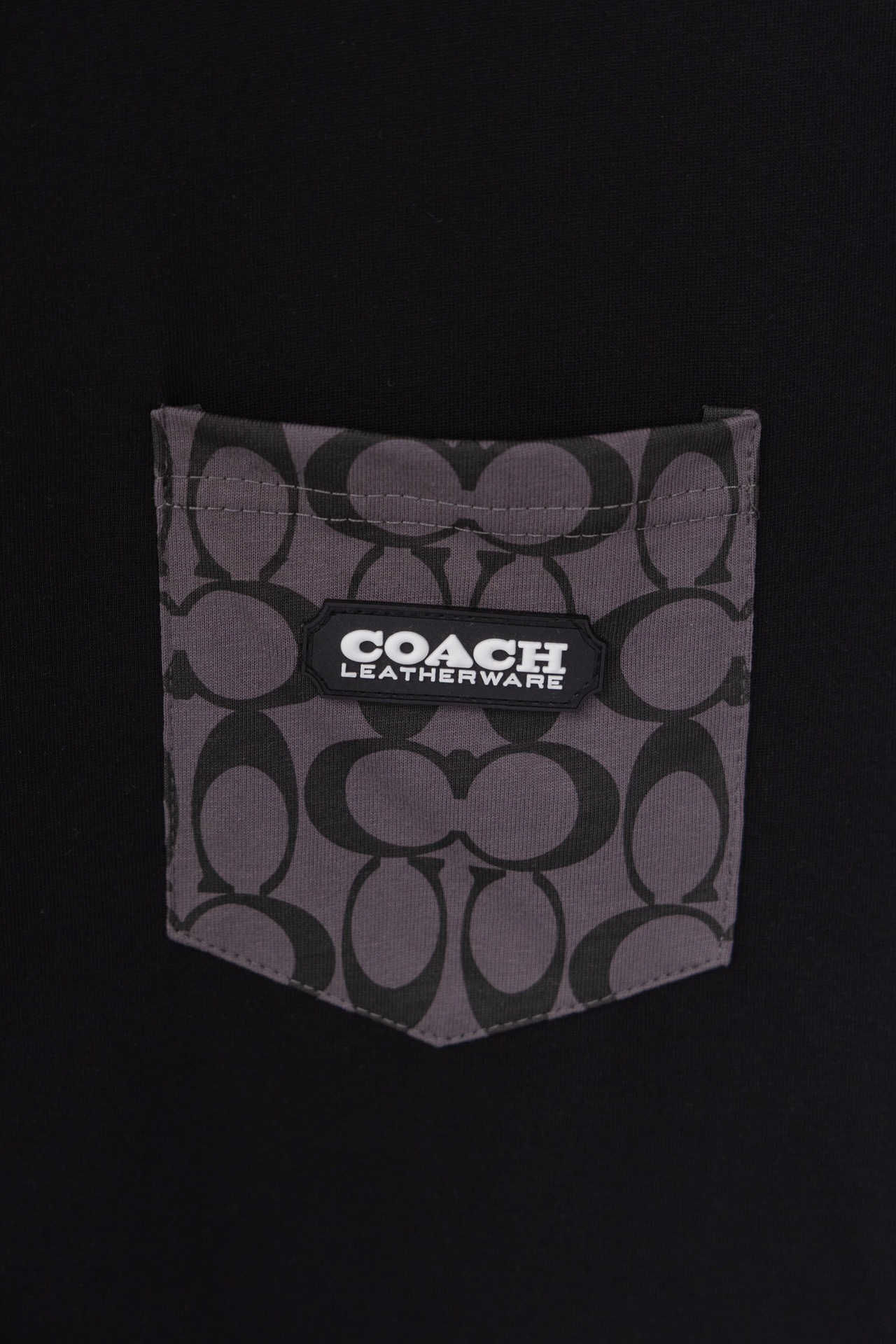 Customized Coach T-Shirts with Pocket Design in Black – Sizes M-4XL, 260g Soft Fabric - 图片 3