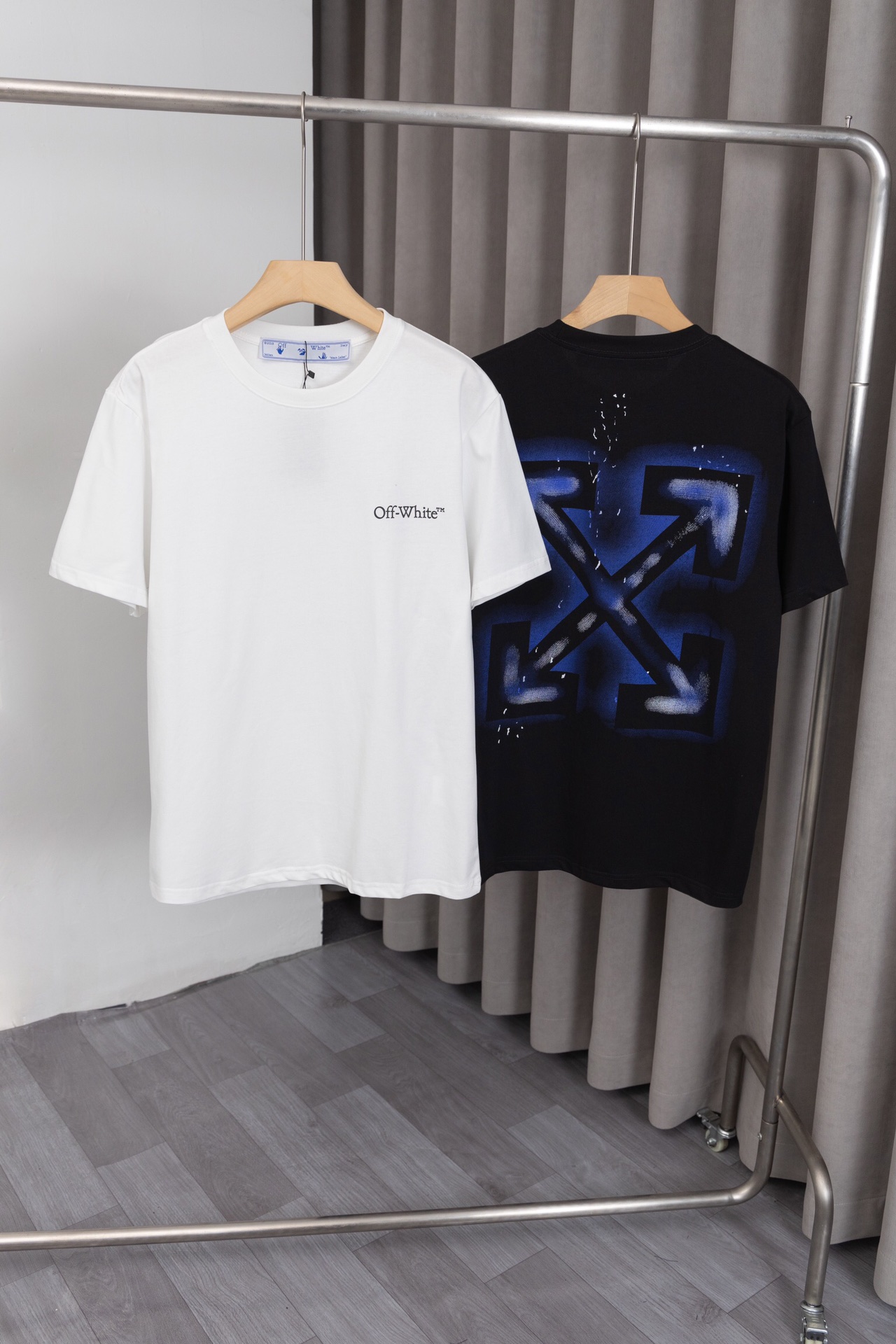 Off White 25s New T-Shirts with High-Quality Fabric and Logo Printing - 图片 1