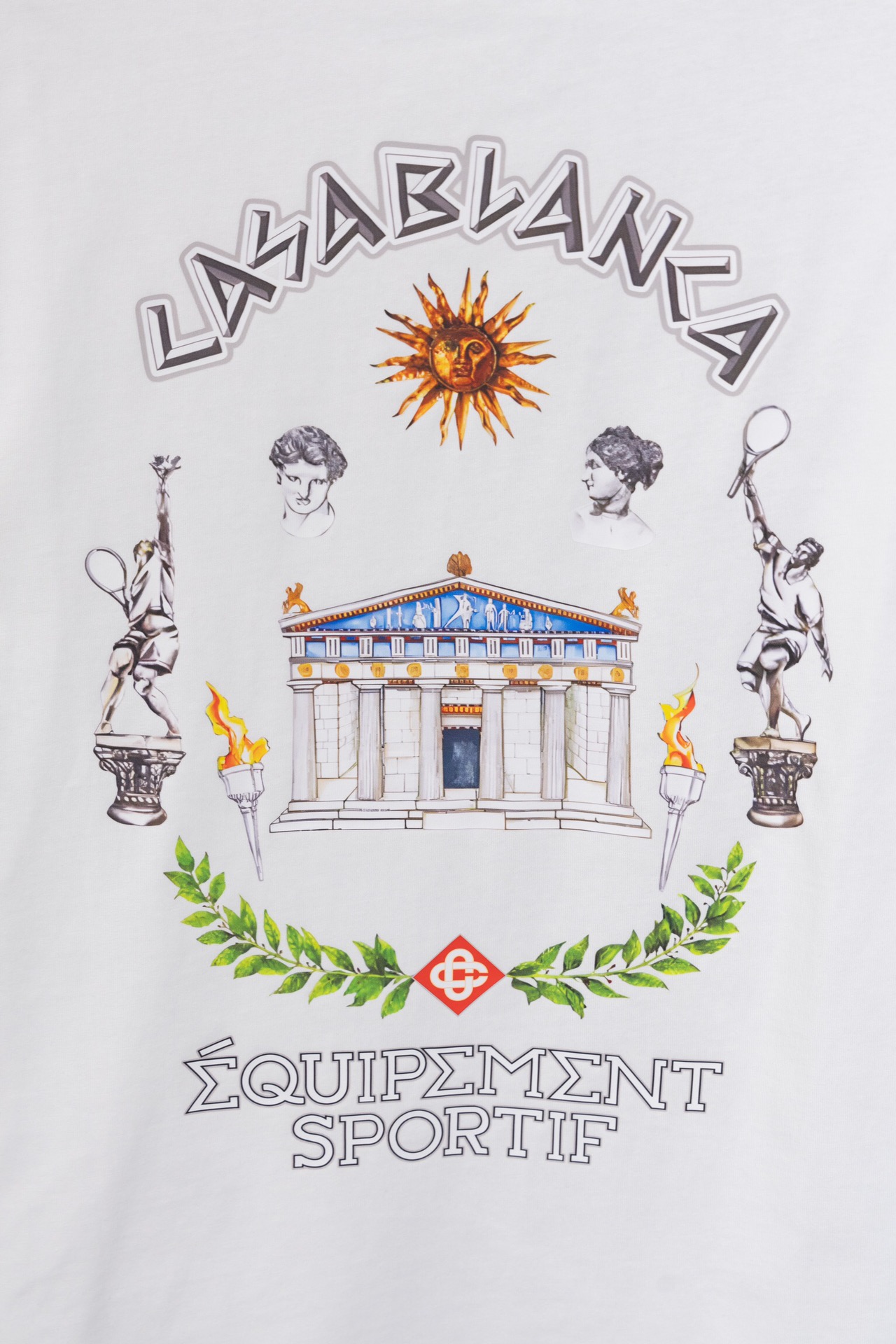 NewCCasablanca T-shirt: Classic Design, Customized Logo, Soft Cotton Fabric, Stylish Look - 图片 5