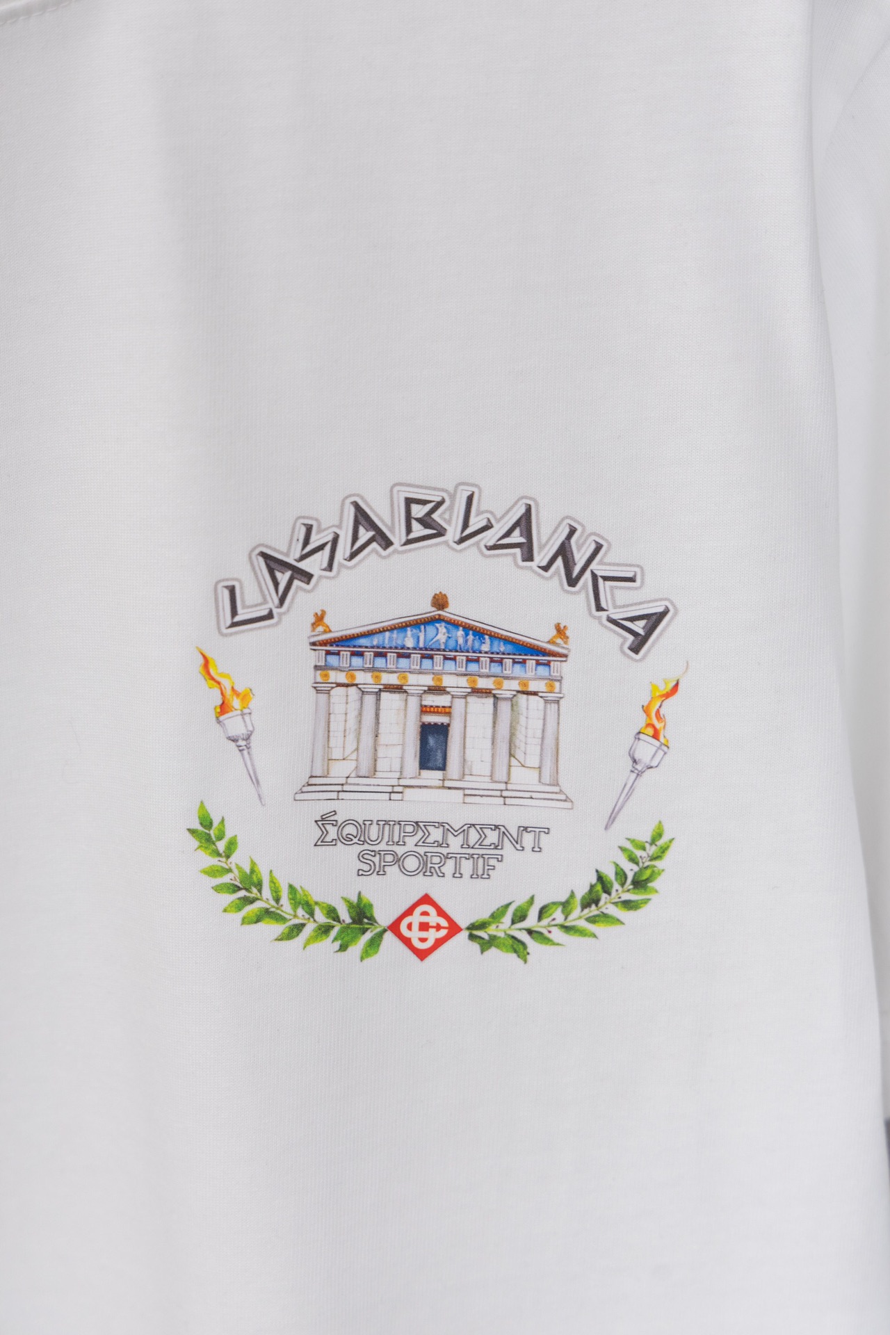 NewCCasablanca T-shirt: Classic Design, Customized Logo, Soft Cotton Fabric, Stylish Look - 图片 4