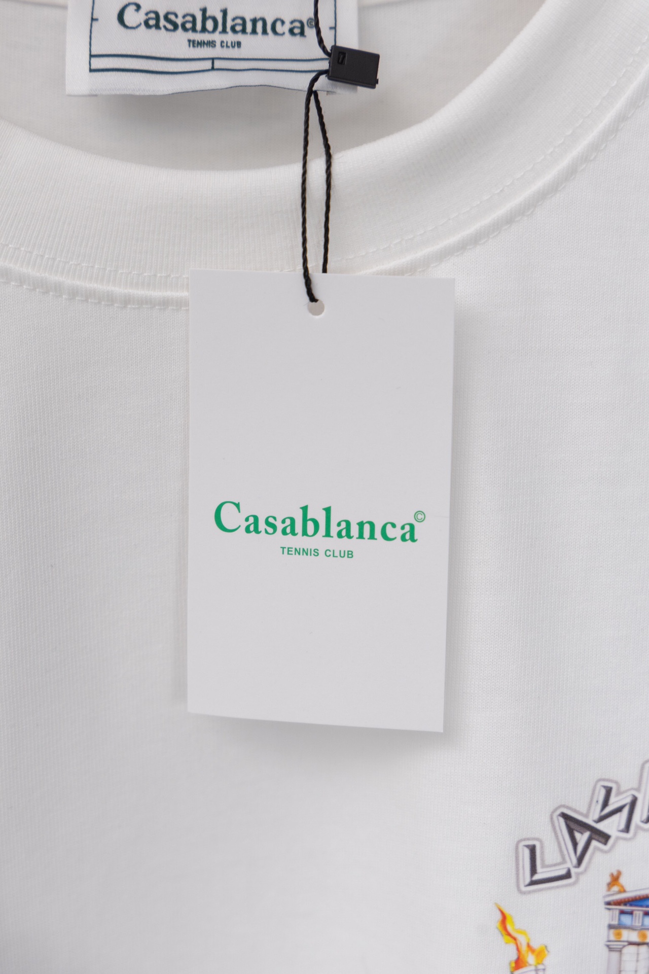 NewCCasablanca T-shirt: Classic Design, Customized Logo, Soft Cotton Fabric, Stylish Look - 图片 6