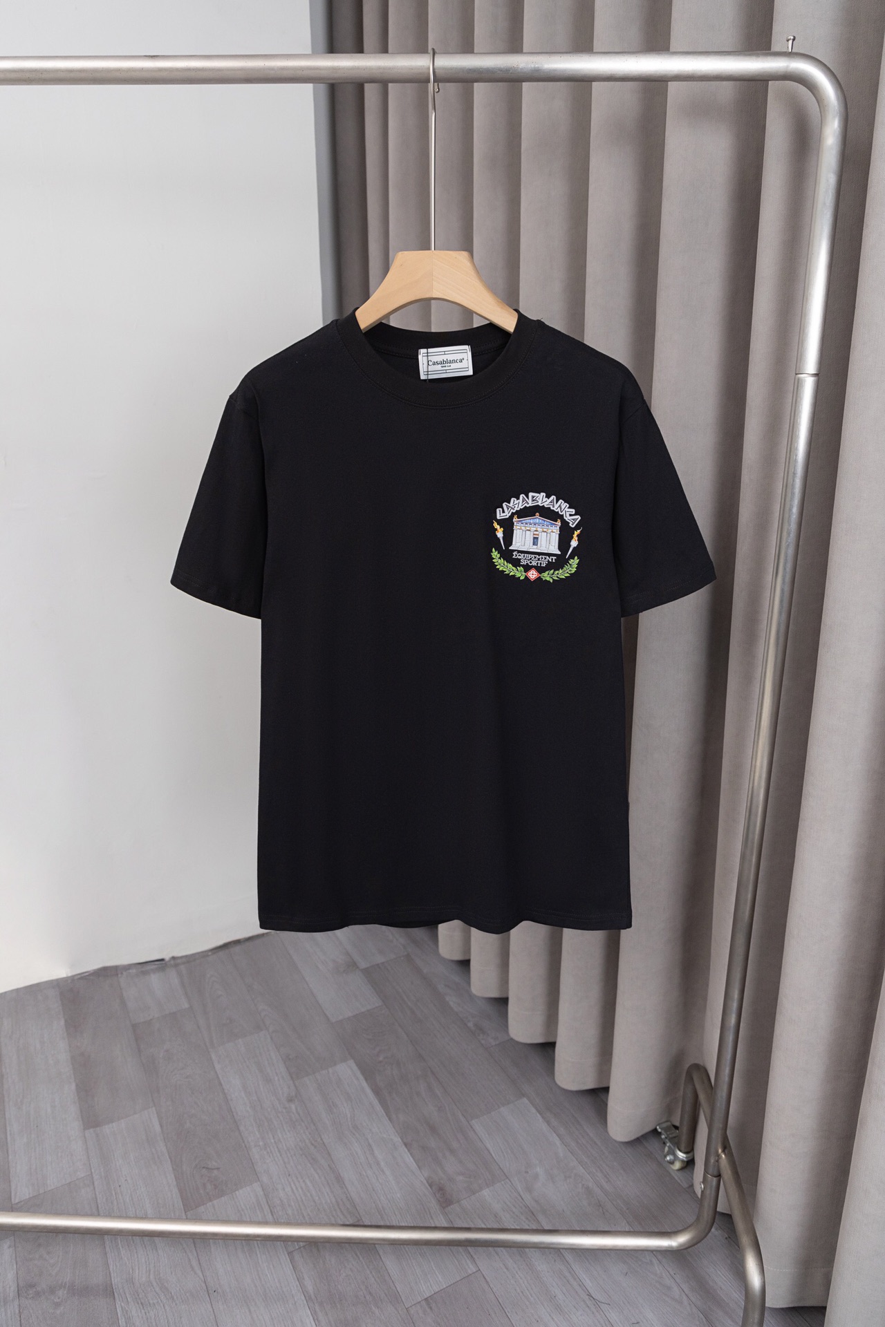 NewCCasablanca T-shirt: Classic Design, Customized Logo, Soft Cotton Fabric, Stylish Look - 图片 7