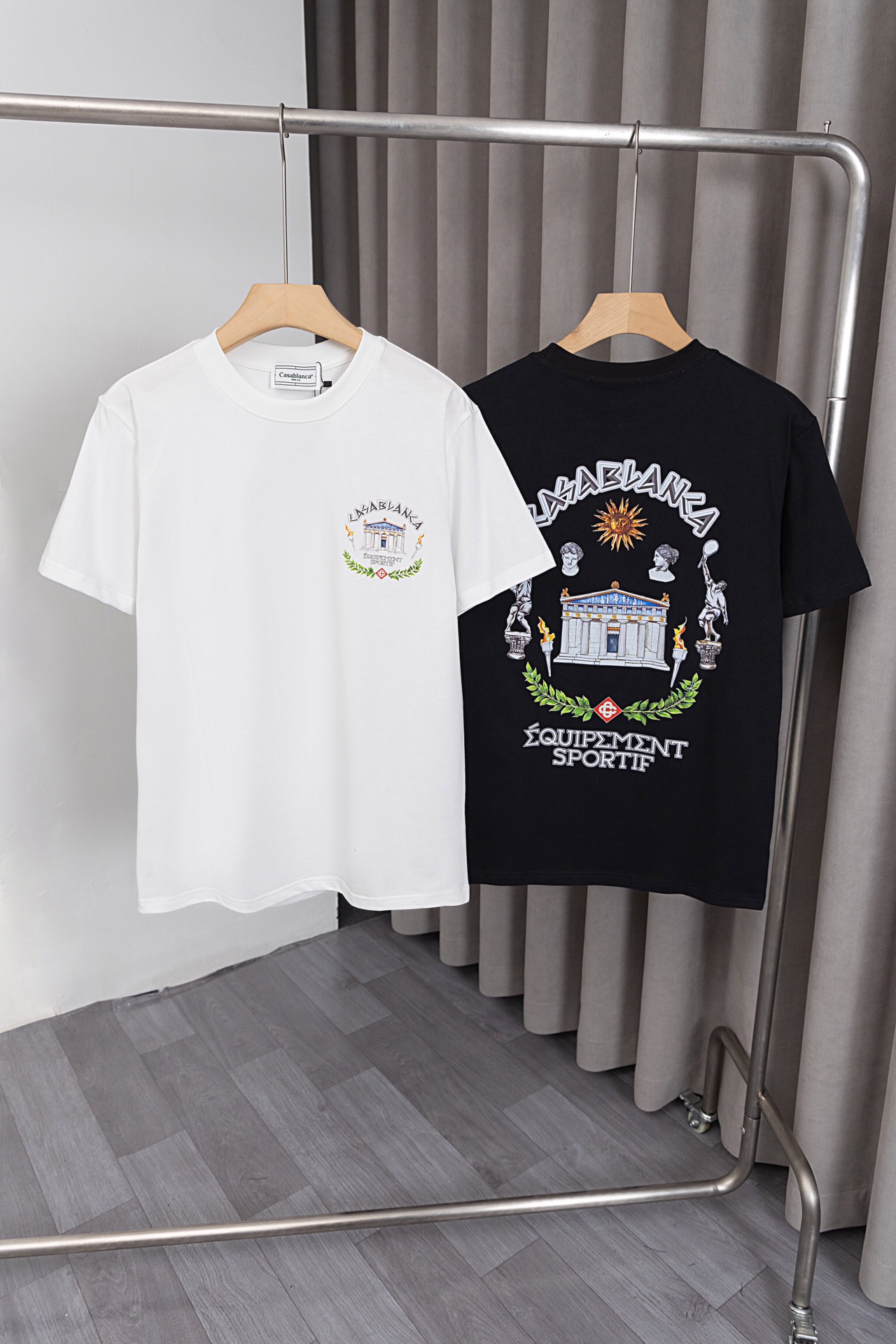 NewCCasablanca T-shirt: Classic Design, Customized Logo, Soft Cotton Fabric, Stylish Look