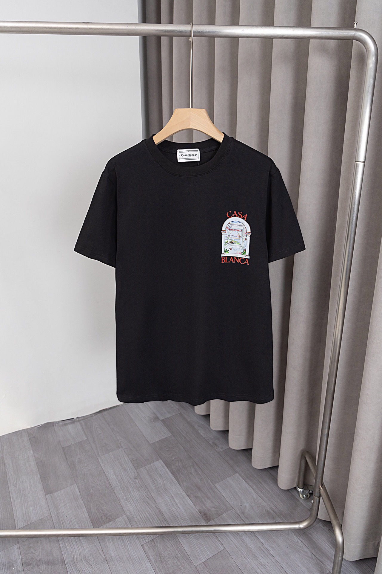 LC X038 NewCCasablanca T-Shirt: Classic Design, Customized, 260g Cotton, Soft Fabric, Stylish - 图片 7