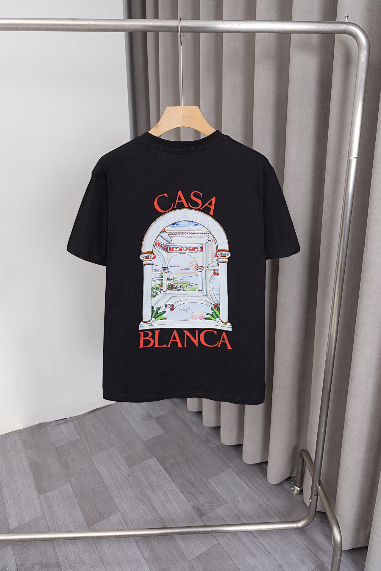 LC X038 NewCCasablanca T-Shirt: Classic Design, Customized, 260g Cotton, Soft Fabric, Stylish - 图片 8
