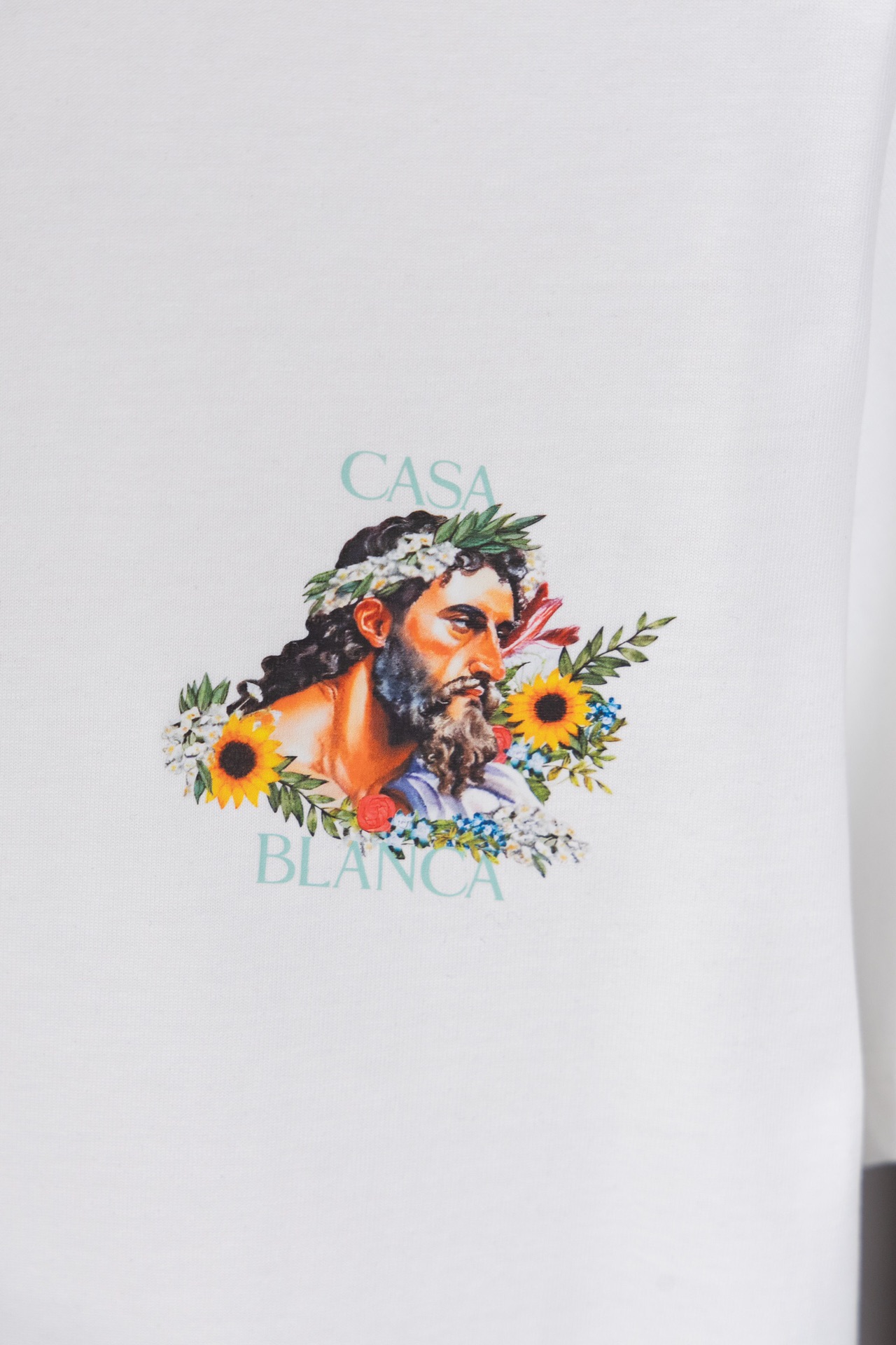 Casablanca25ss New T-Shirt: Classic Design, Customized Logo Printing, Soft Cotton Fabric - 图片 4