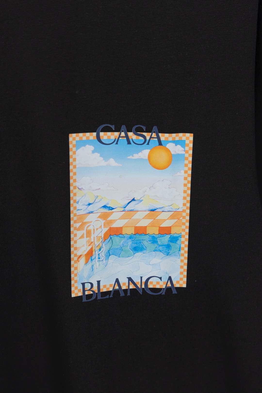 New Casablanca T-shirt: Classic Design, Customized Logo, Soft Cotton Fabric - 图片 8
