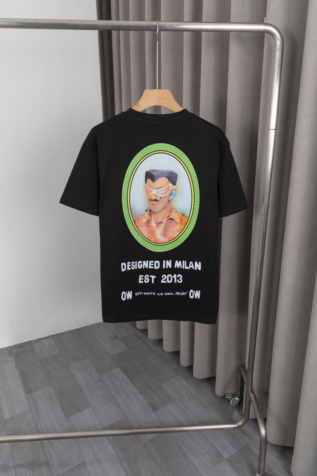 Off White 25s New T-Shirts: High-Quality Fabric, Double-Jam, Front-Back Logo, Unisex, Black/White - 图片 8