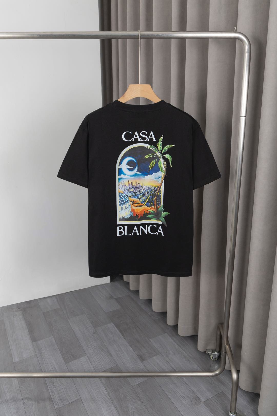 New Casablanca T-Shirt with Custom Logo Design and Soft Cotton Fabric - 图片 7