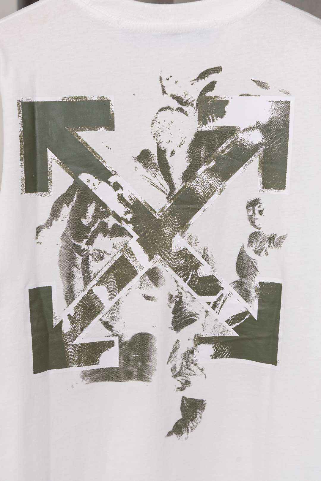 New Off White 25s T-Shirts: High-Quality Fabric, Logo Print, Unisex, Black & White, M-3XL - 图片 5