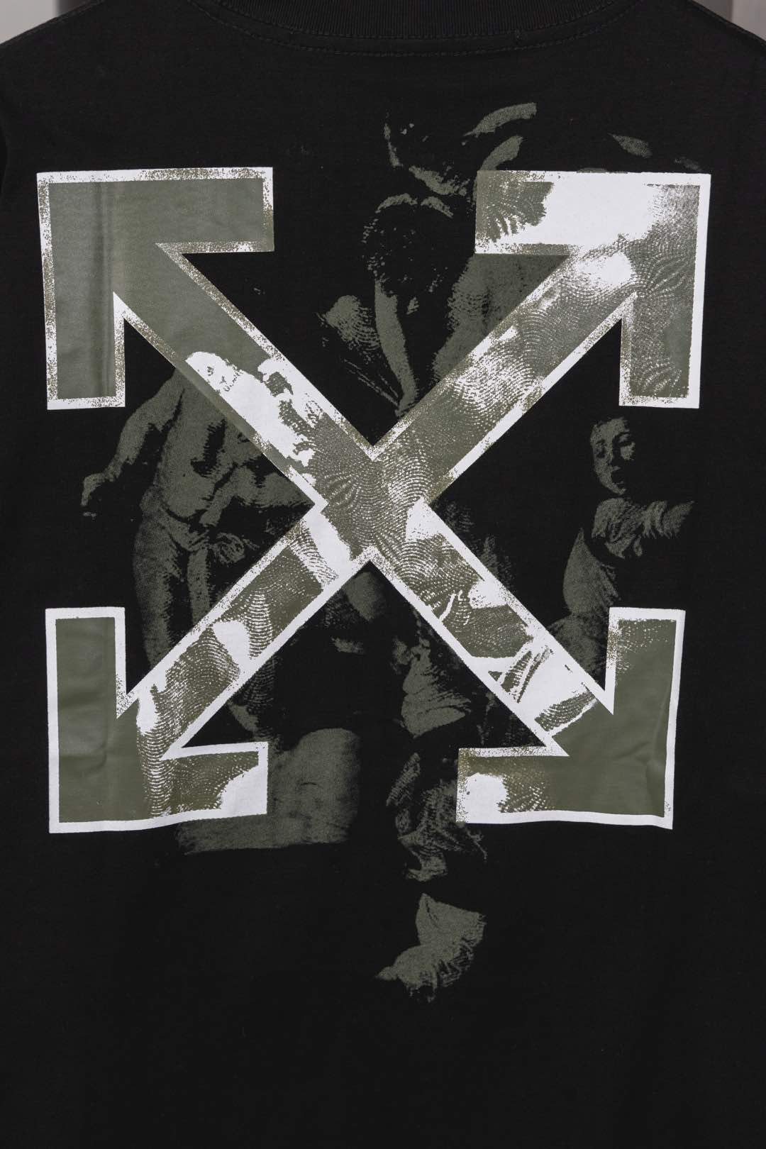 New Off White 25s T-Shirts: High-Quality Fabric, Logo Print, Unisex, Black & White, M-3XL - 图片 8