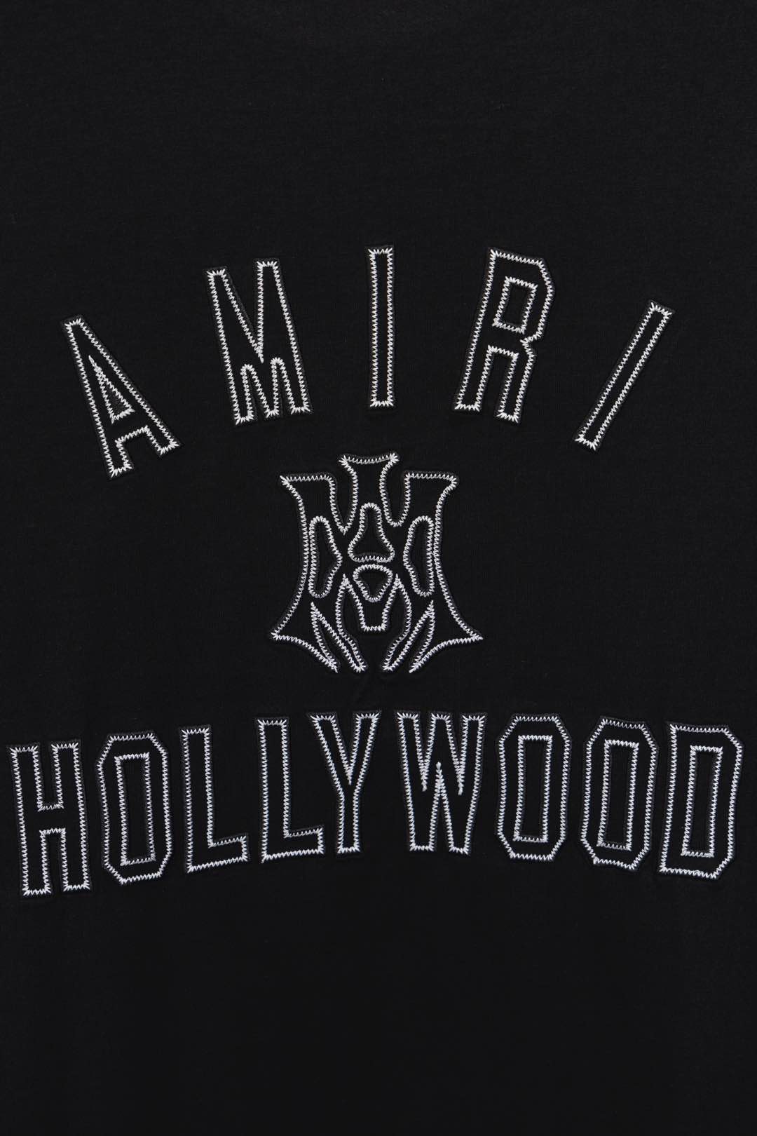 New AMIRI 55ss T-shirt with Embroidered Logo and Patterns, 260g Cotton, Various Sizes - 图片 8