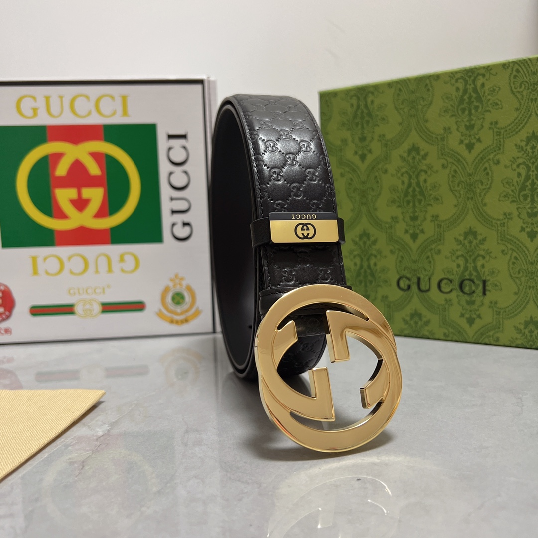 Gucci Faux
 Ceintures Cuir de vache Fashion