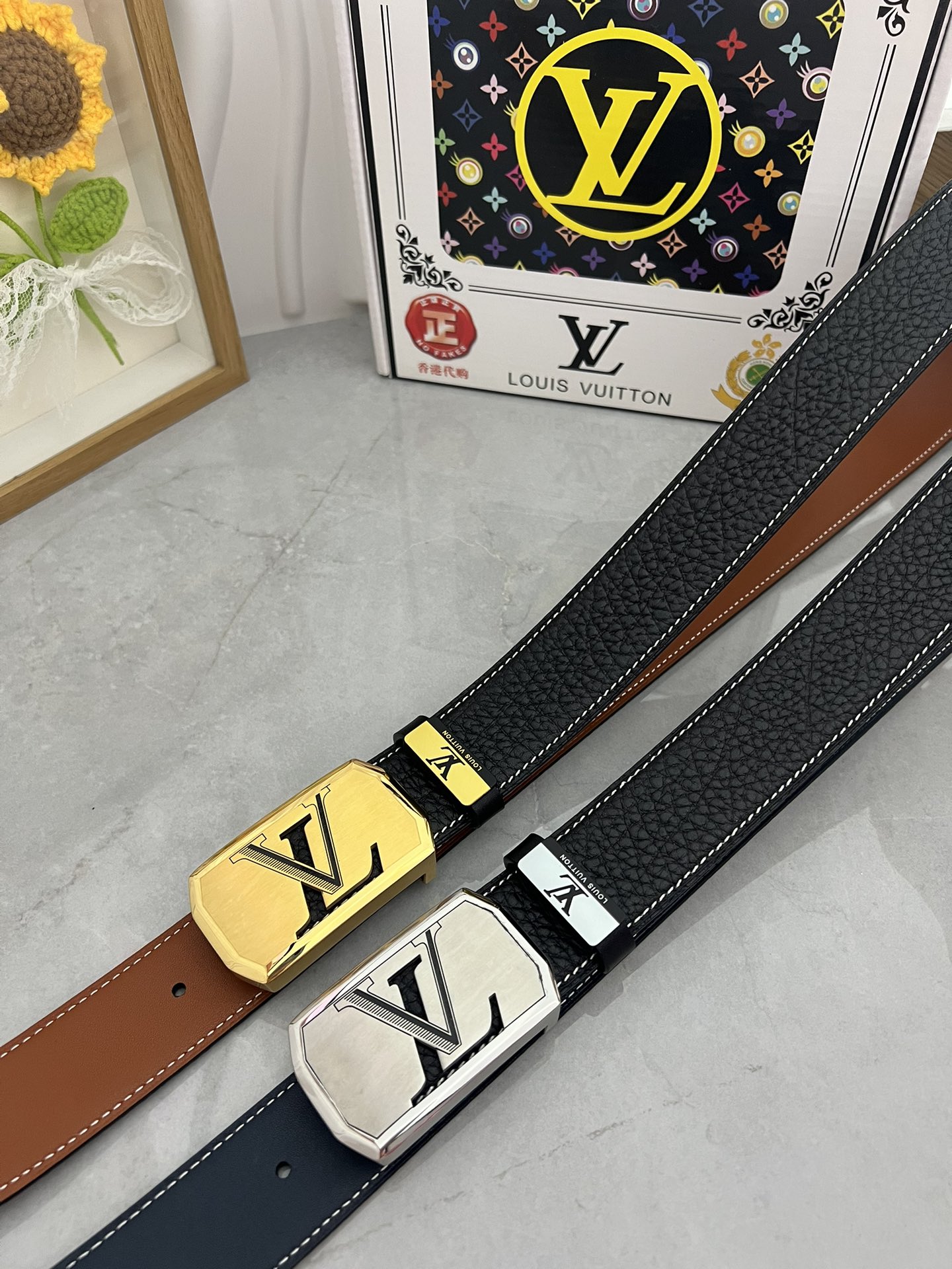 Louis Vuitton Knockoff
 Belts Steel Buckle Cowhide Genuine Leather Fashion