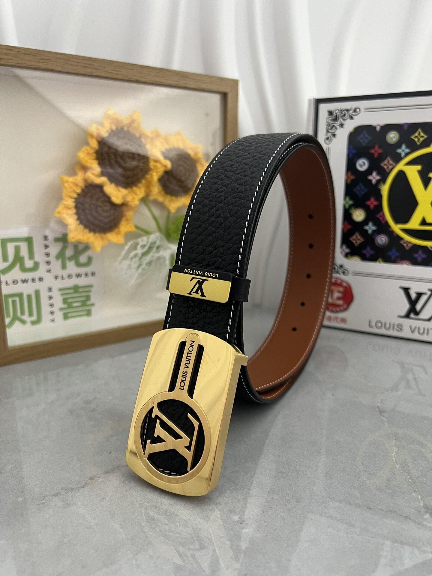 Louis Vuitton 7 Star
 Belts Steel Buckle Cowhide Genuine Leather Fashion