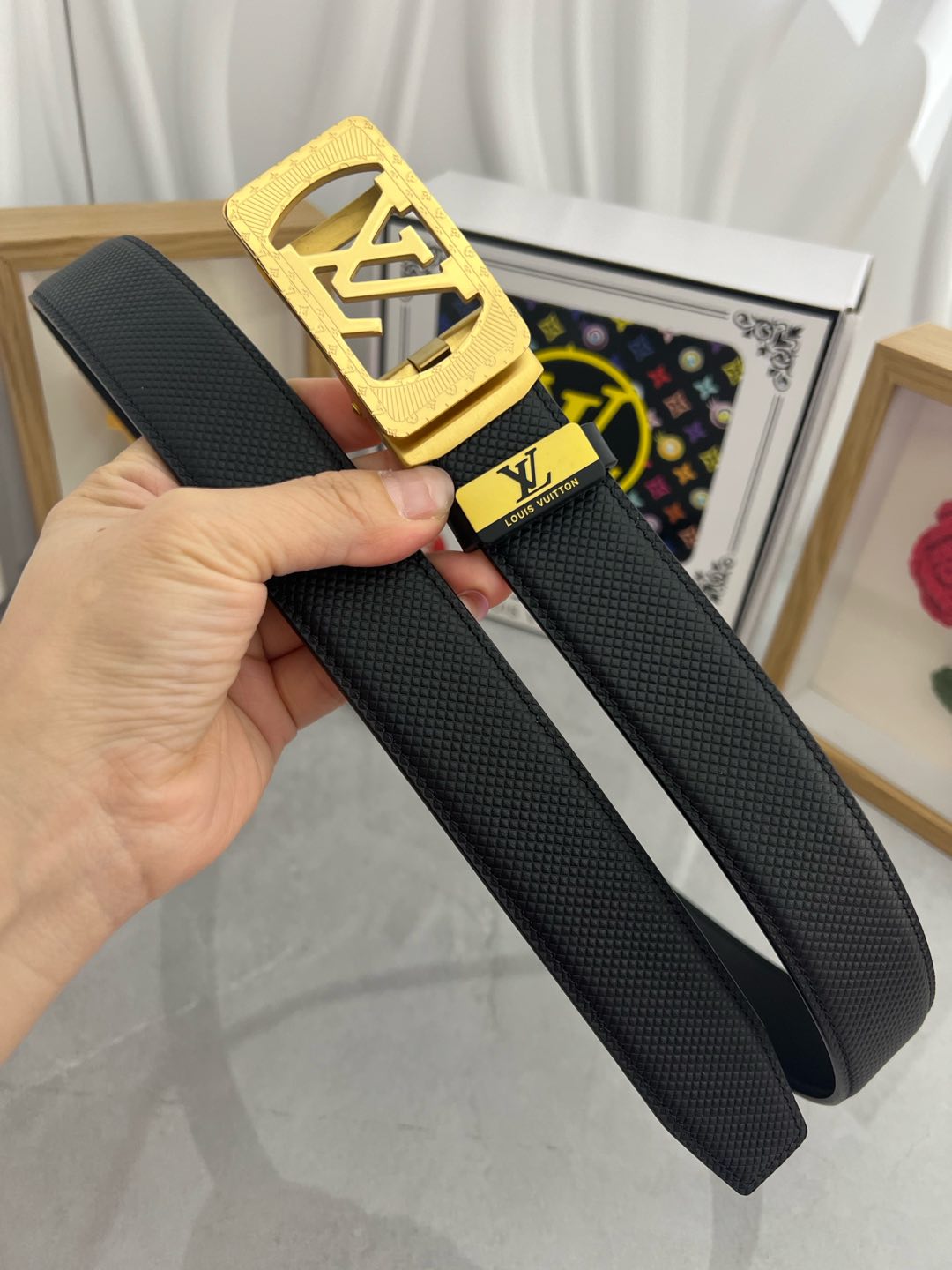 Louis Vuitton Reversible Leather Belt | Designer Fashion Accessory 6 i1736438618956 3315 0 1