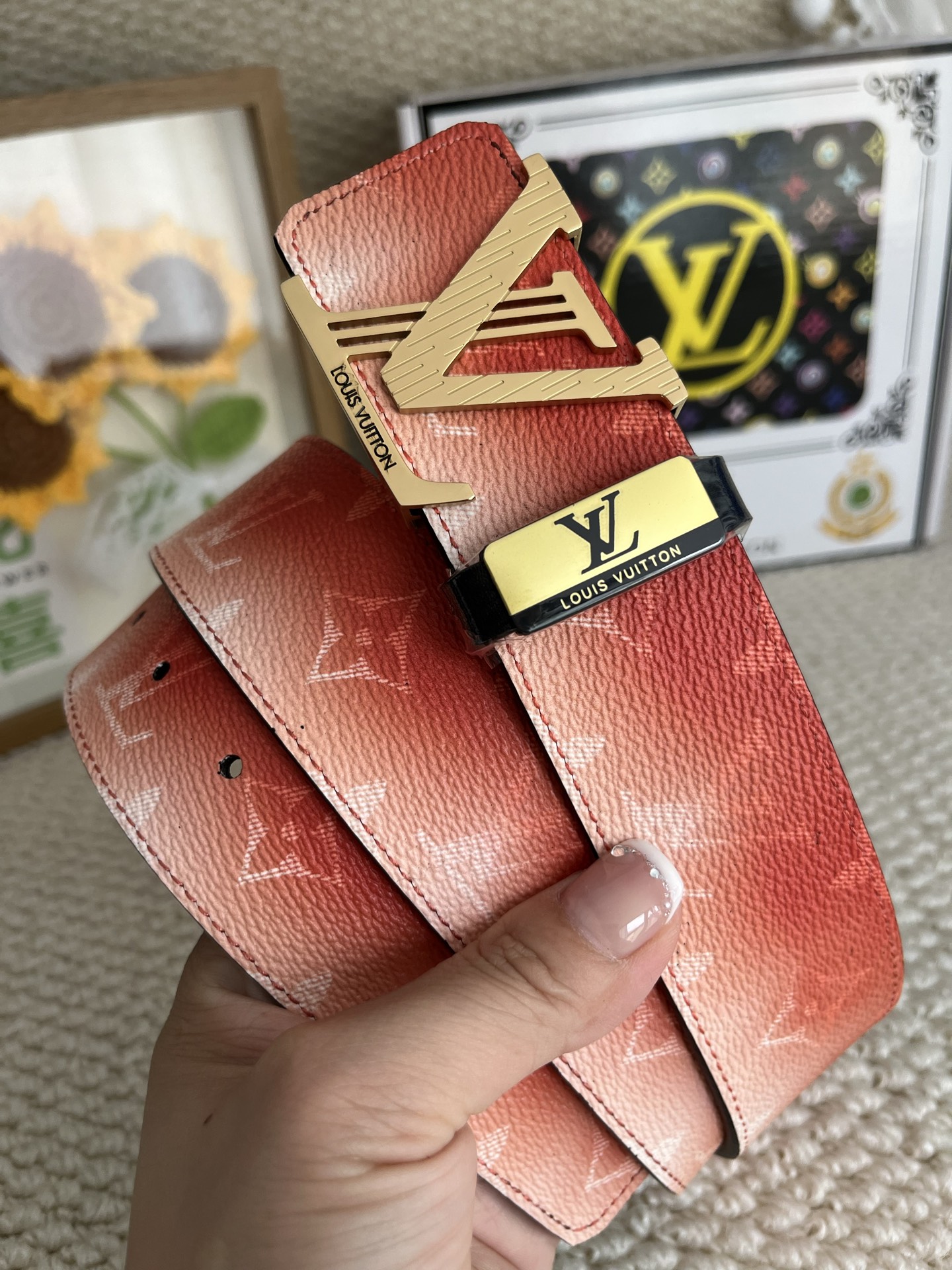 LV 💕 ✨ 24K 💕 💞 💕 💍 3.8CM Cintura Cintura Cintura