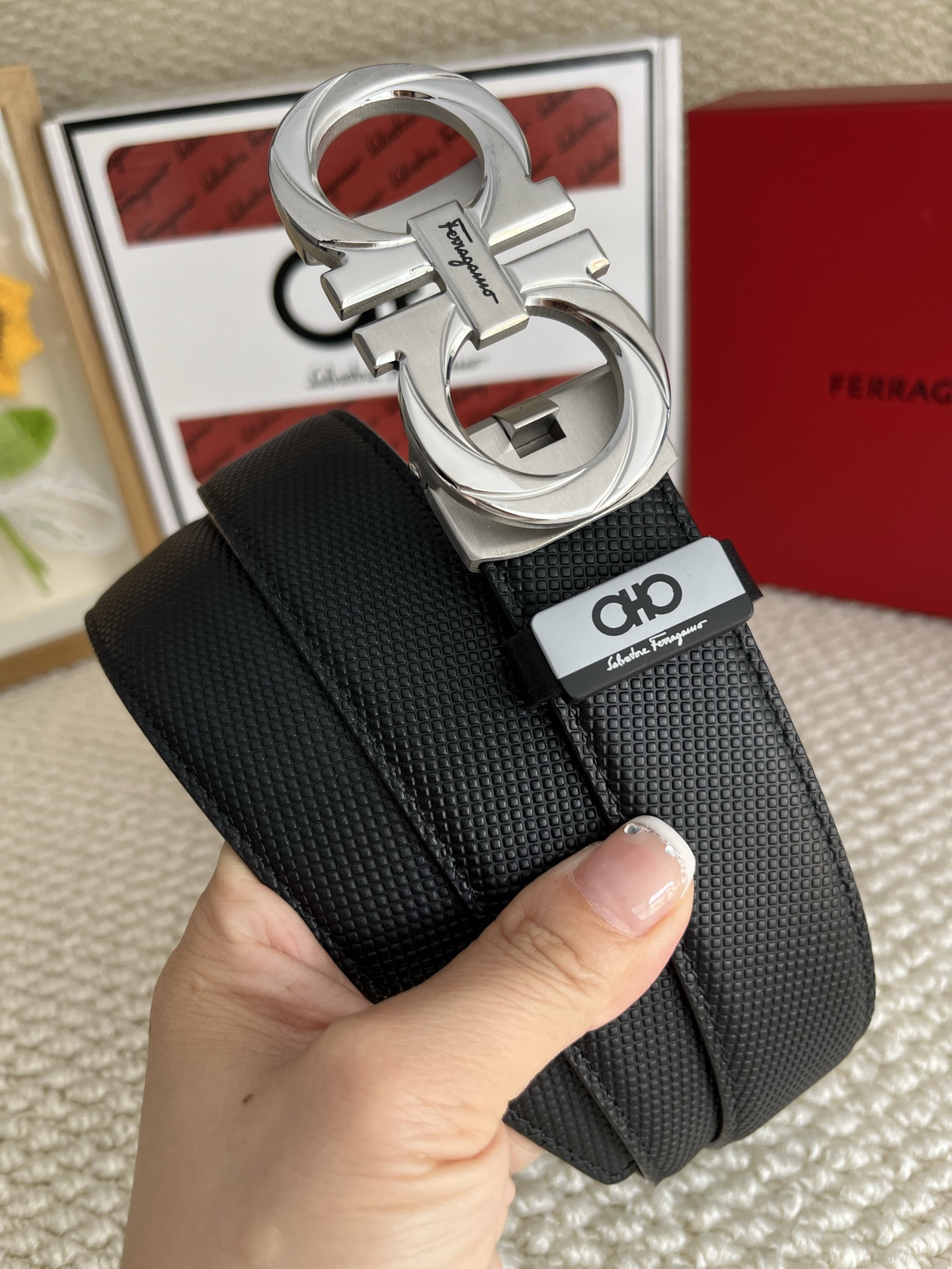 💕 ✨ 24K 💕 💞 💕 💍 3.5CM Ferragamo Cintura Cintura Cintura
