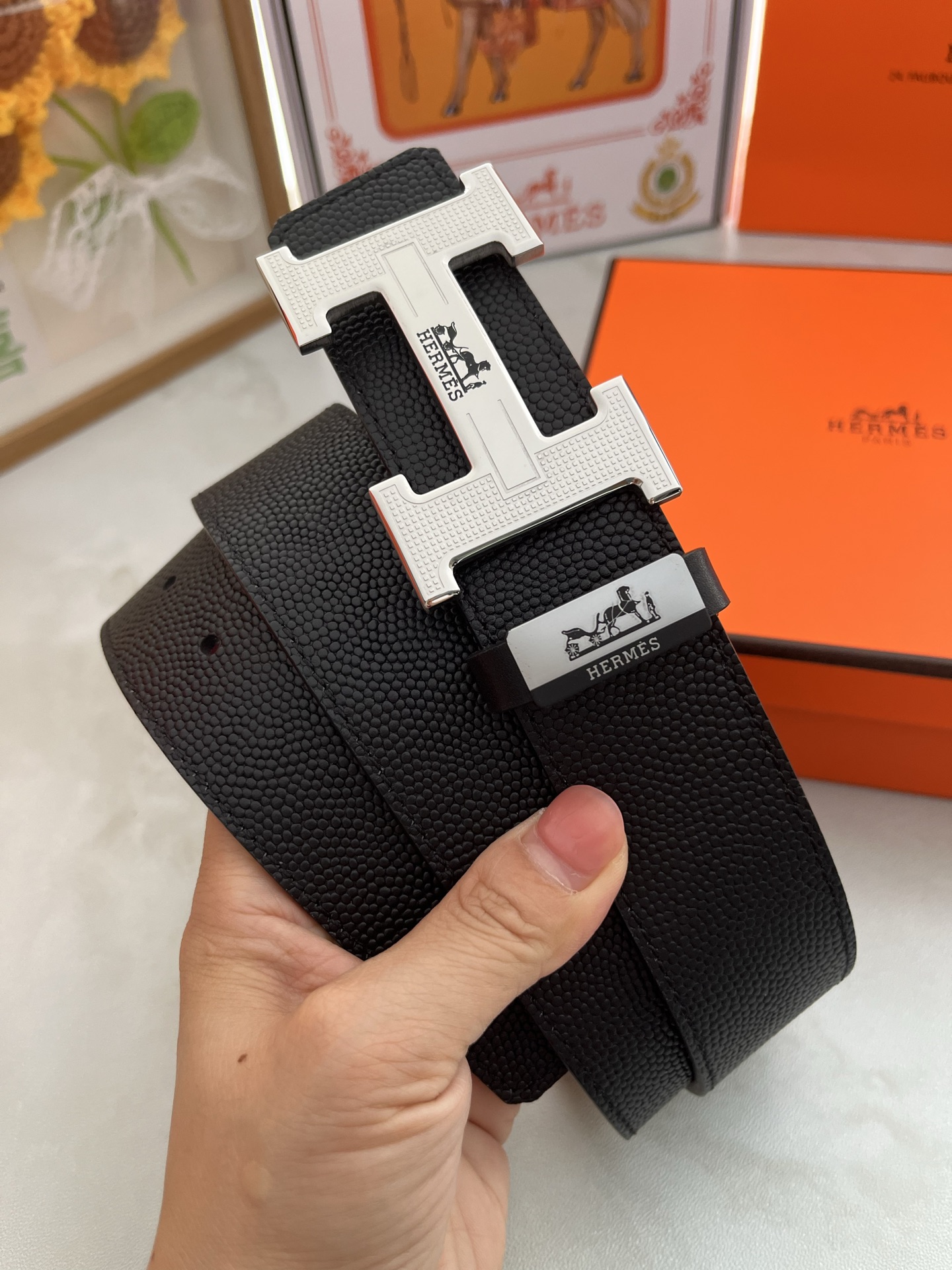 💕 ✨ 24K 💕 💞 💕 💍 3.8CM Hermes Cintura Cintura Cintura