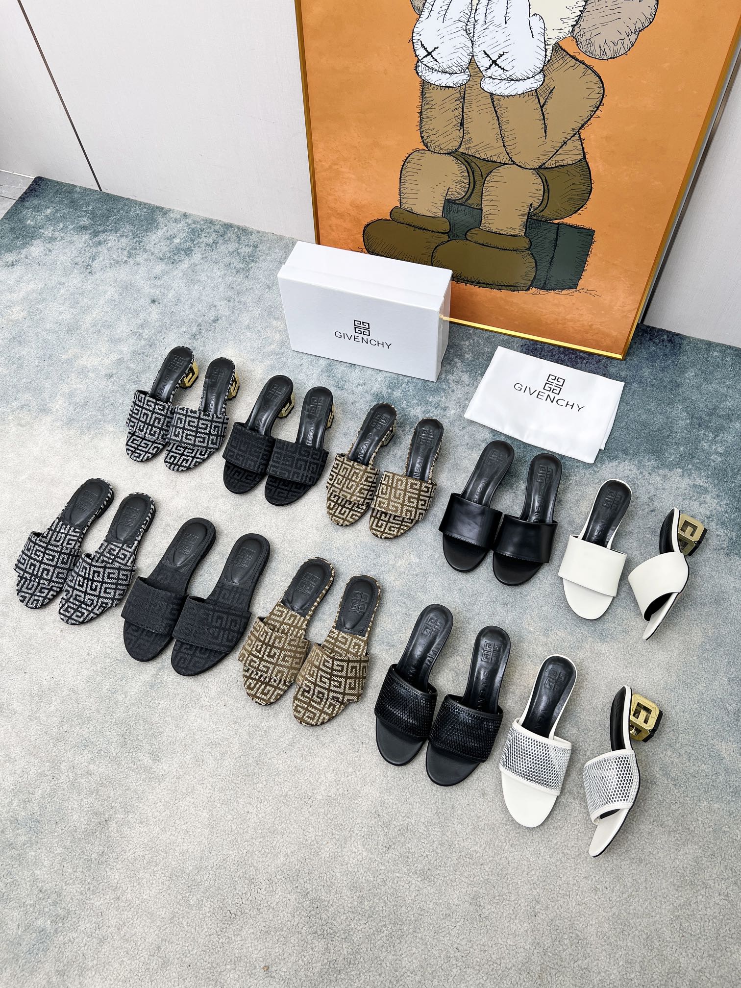 Fashionable Heel Slipper Style in Black Cow and Sheep Skin, Rubber Sole – Size 35/41. - 图片 8