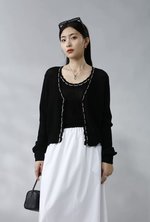 Chanel High
 Clothing Cardigans White Wool