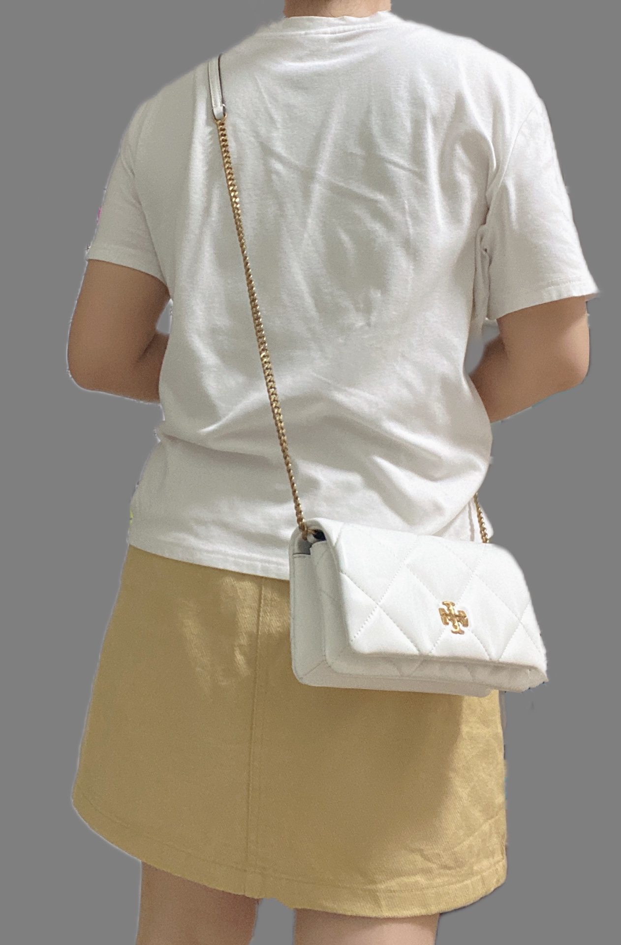 Tory Burch 158624 新品 2024春夏折叠斜挎包Kira链条单肩包