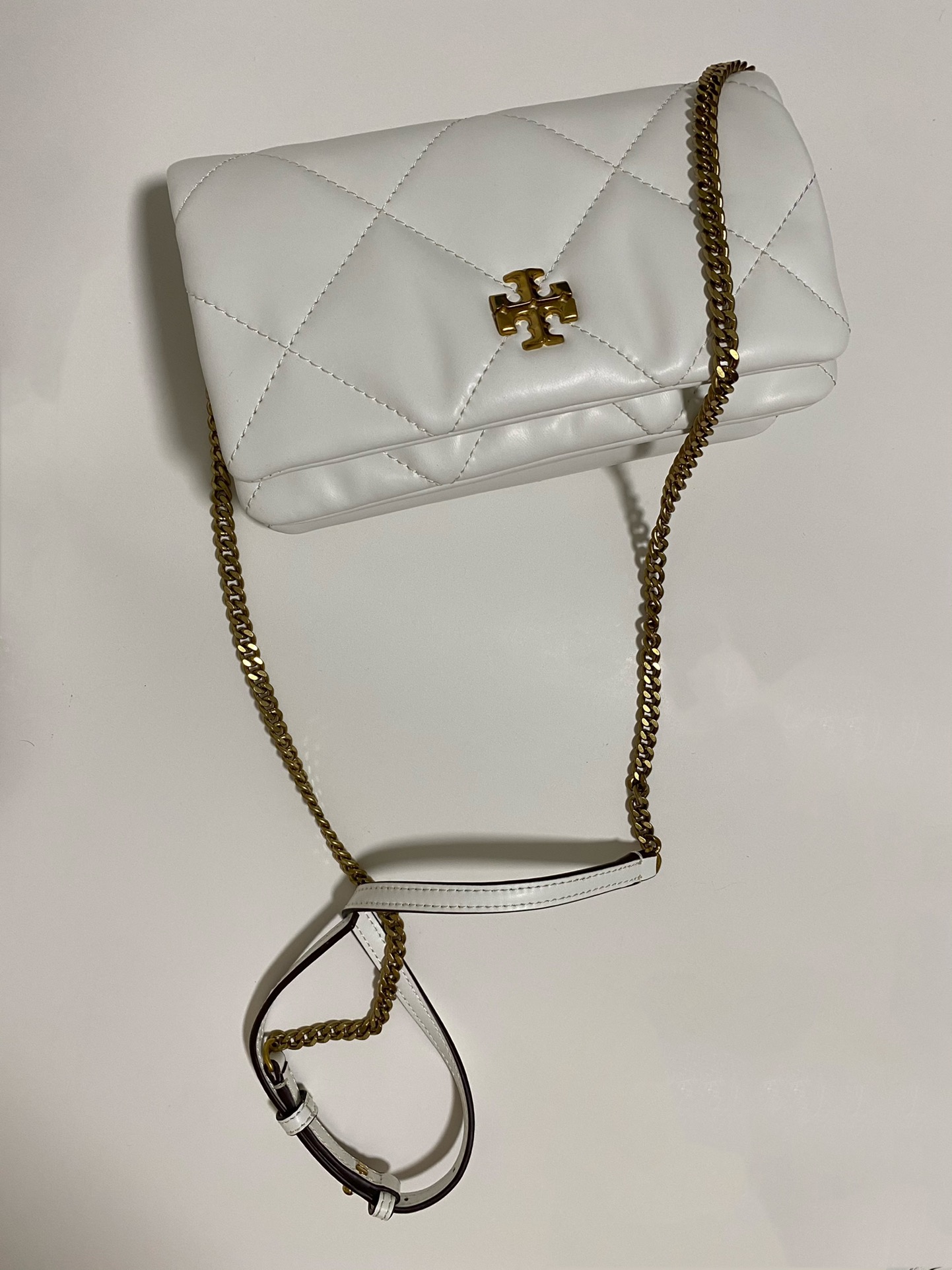Tory Burch 158624 新品 2024春夏折叠斜挎包Kira链条单肩包