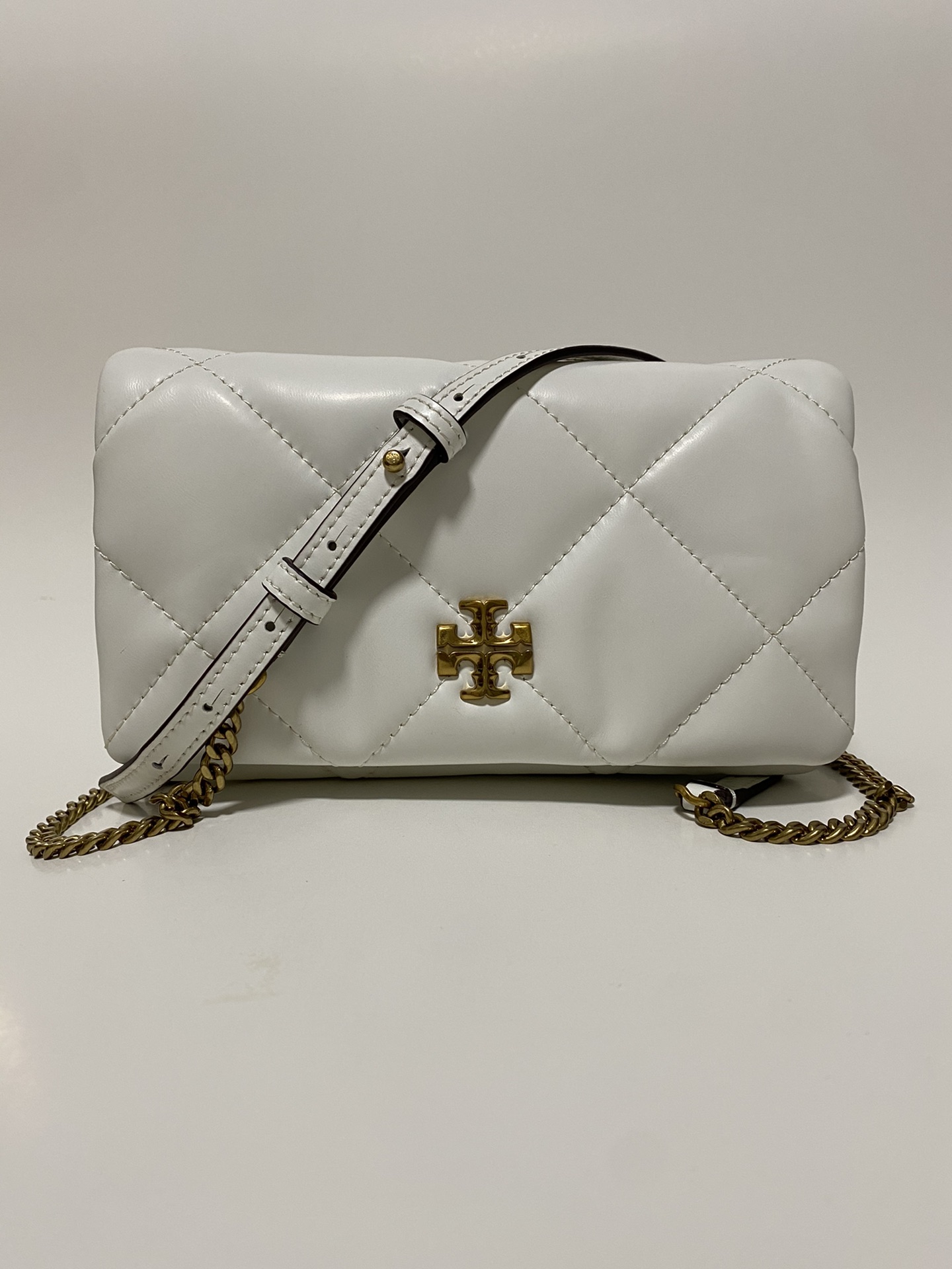 Tory Burch 158624 新品 2024春夏折叠斜挎包Kira链条单肩包