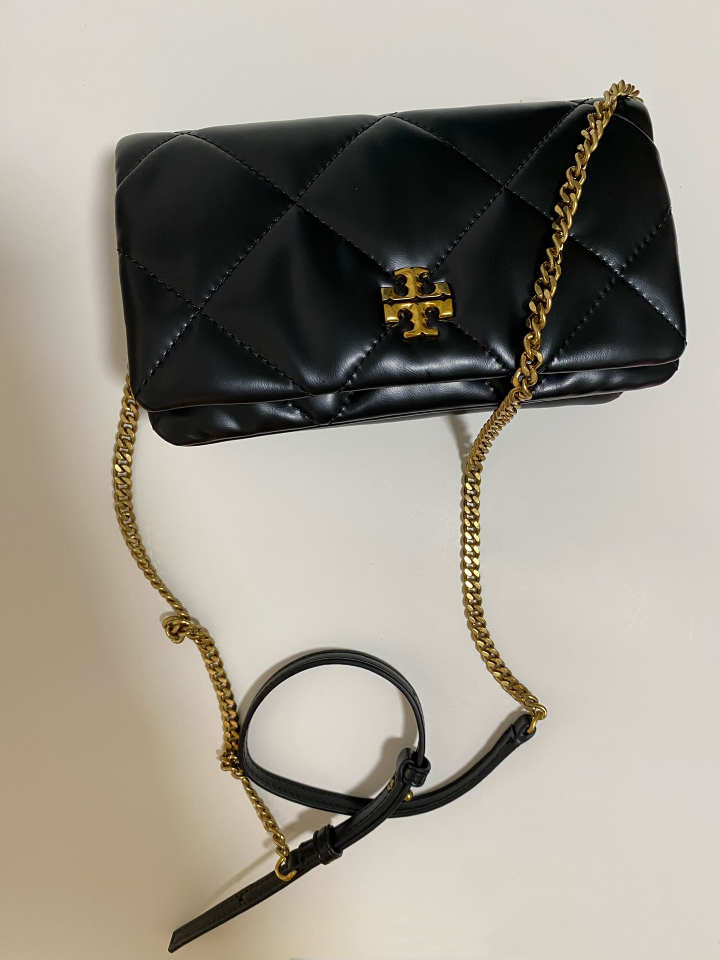 Tory Burch 158624 新品 2024春夏折叠斜挎包Kira链条单肩包
