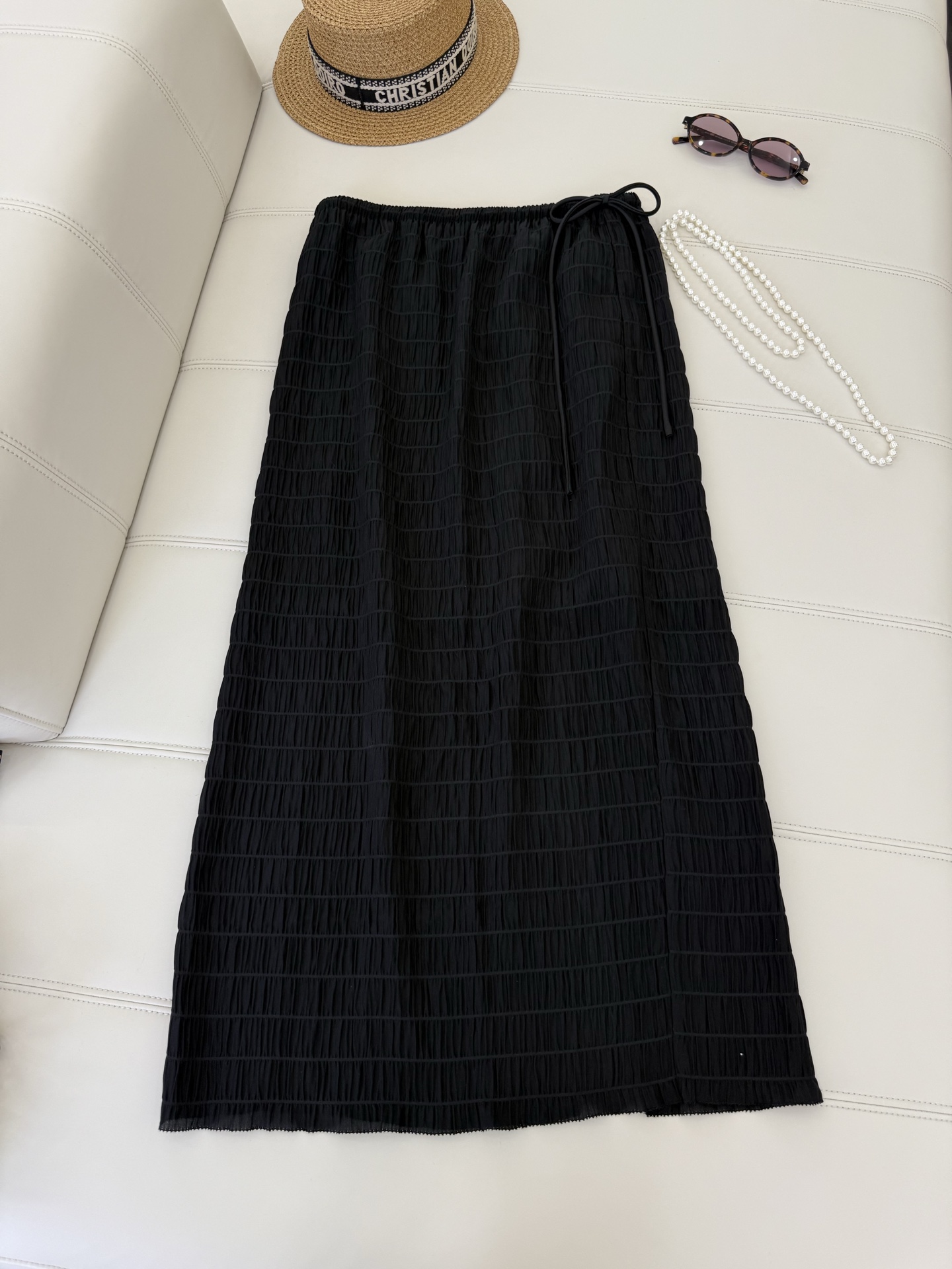 NO:434662,Skirts, crepe silk, #sleeved suit skirts, #high-end outfits, #slimming artifacts, #skirts, real silk, alexander wang19860909裙子 双绉真丝 #无袖套装裙 #高级感穿搭 #显瘦神器 #夏日必备,,skirts,real silk,alexander wang,Women's clothing