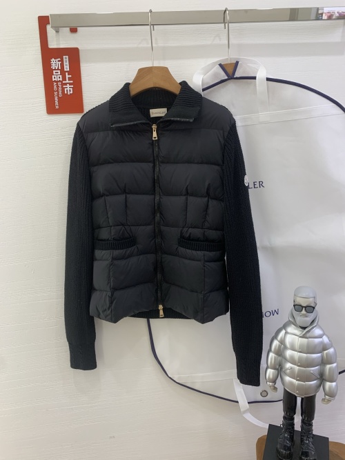 Moncler Women's Knit Sleeve Down Jacket: Warmth and Style Combined 1 Moncler Women's Knit Sleeve Down Jacket: Warmth and Style Combined