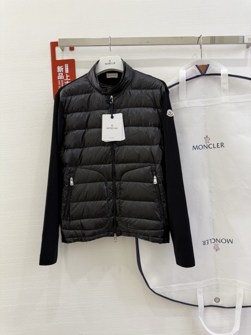 Moncler Down Jacket with Knitted Sleeves - Unisex Winter Fashion 1 Moncler Down Jacket with Knitted Sleeves - Unisex Winter Fashion