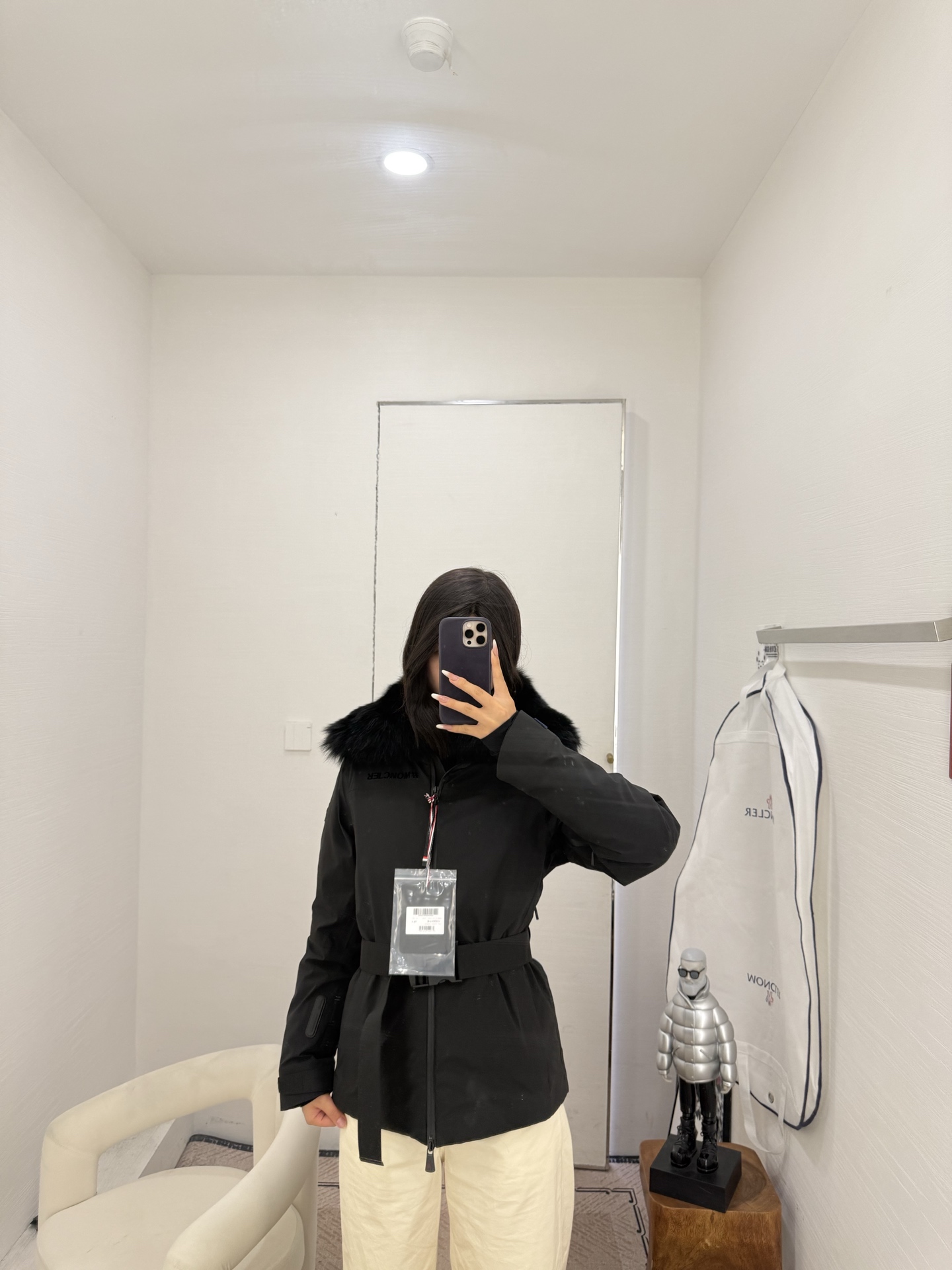 NO:548450,Black physical body~,alexander wang19860909黑色实物上身～,,alexander wang,Women's clothing