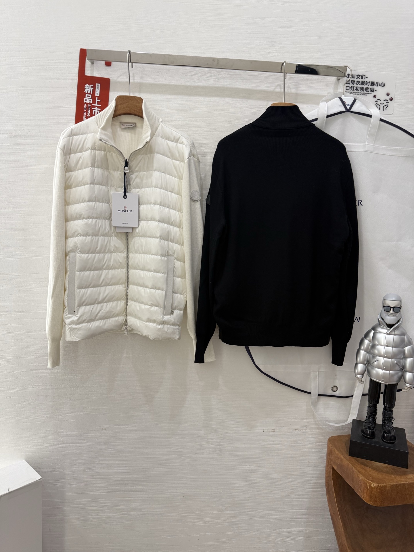 Women's Wool Knit Patchwork Puffer Jacket with Stand Collar 9 i1759164108515 6046 0 7
