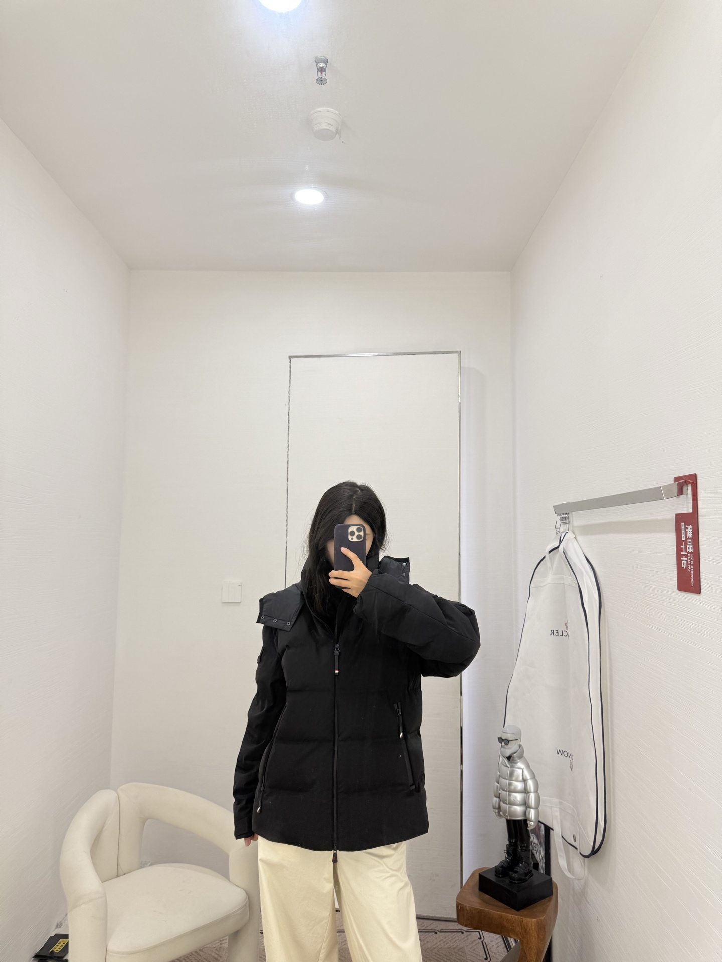 NO:549897,Black physical body picture~, alexander wang19860909黑色实物上身图～,,alexander wang,Women's clothing