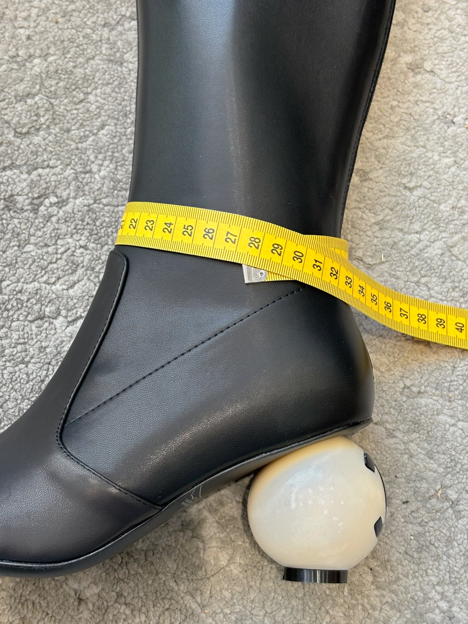 G030所见即所得CHANE*｜小香25A秋冬新品双C巨型珍珠跟弹力短靴 在米兰时尚的T台上 亮相便艳惊四座 成功晋升为