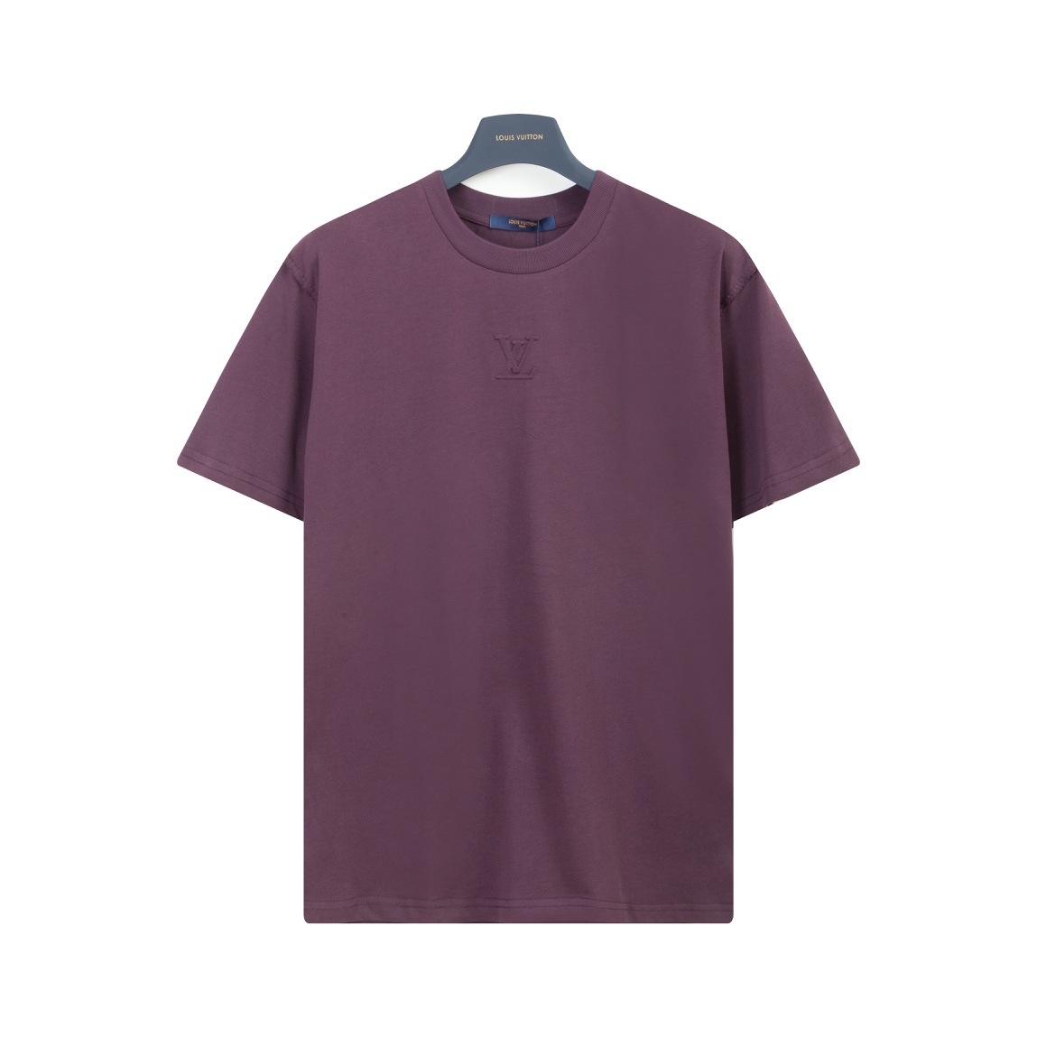 Louis Vuitton Clothing T-Shirt Purple Unisex Cotton Spring/Summer Collection Short Sleeve