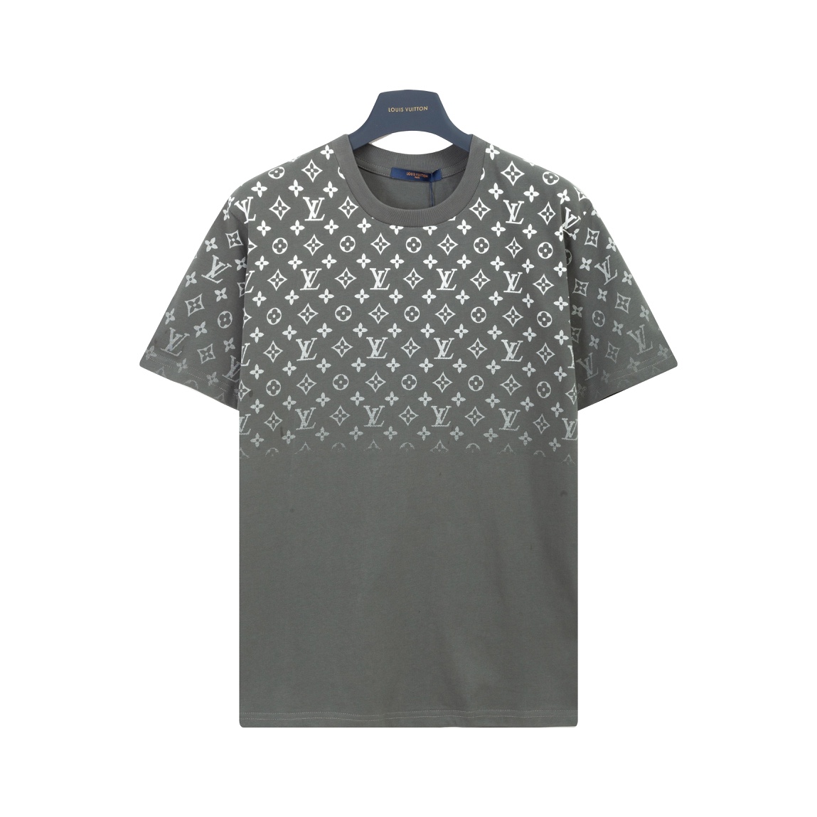 Louis Vuitton Clothing T-Shirt Grey Unisex Cotton Spring/Summer Collection Short Sleeve