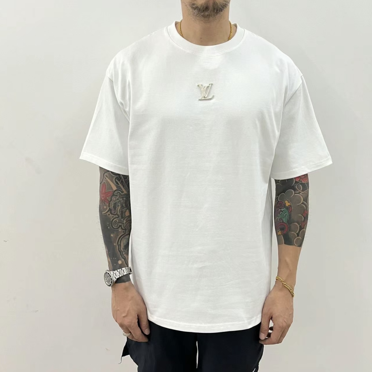 Louis Vuitton AAA
 Clothing T-Shirt Printing Short Sleeve
