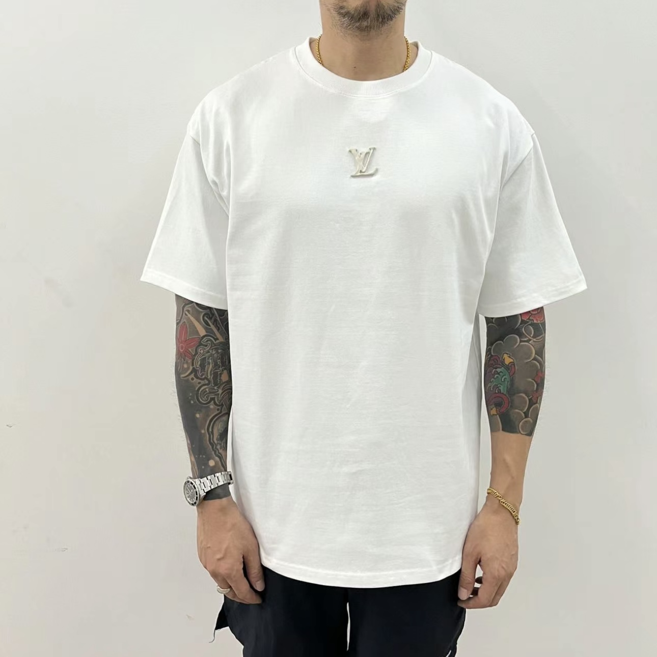 Louis Vuitton Clothing T-Shirt Printing Short Sleeve