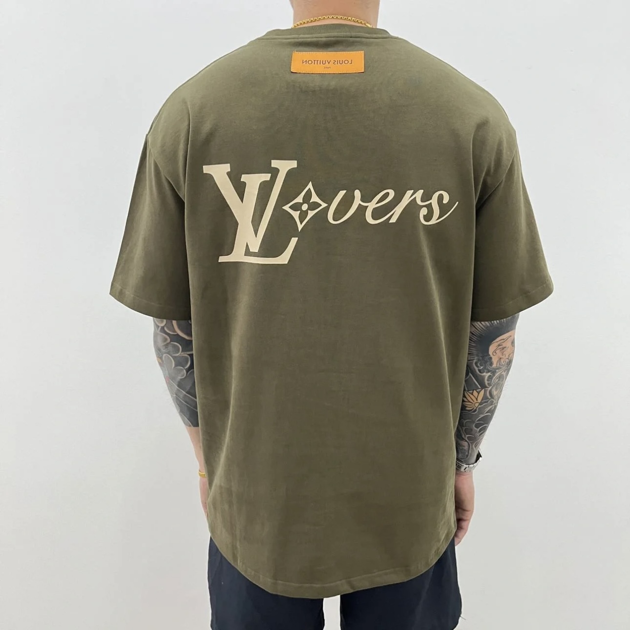 Louis Vuitton Clothing T-Shirt Printing Short Sleeve